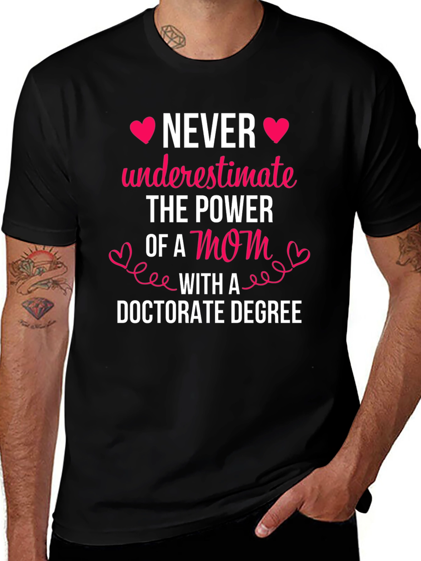 Mom Doctorate Degree Graphic T-Shirt