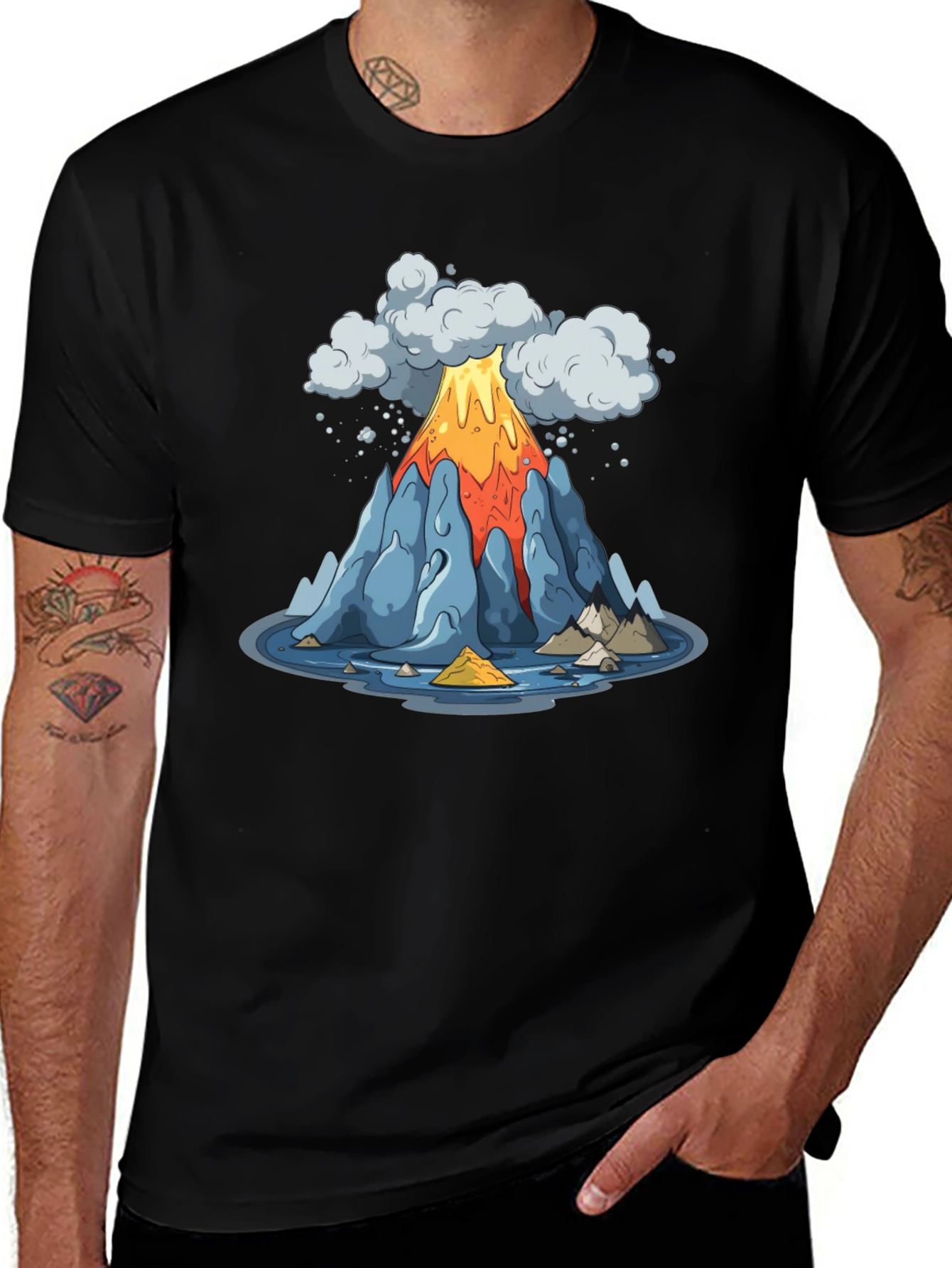Volcano T-Shirt - Erupting Style
