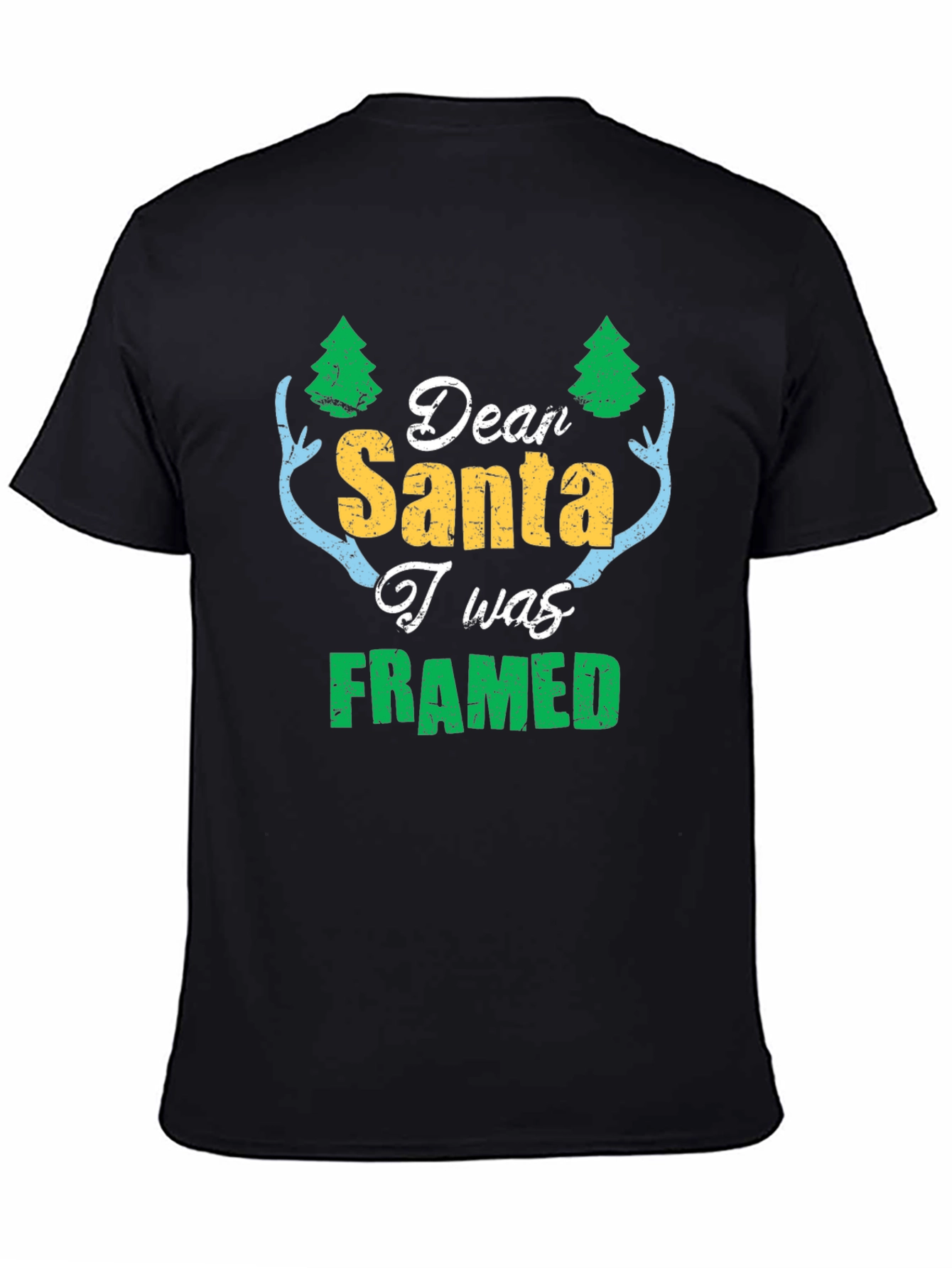 Dear Santa I Was Framed Graphic Tee