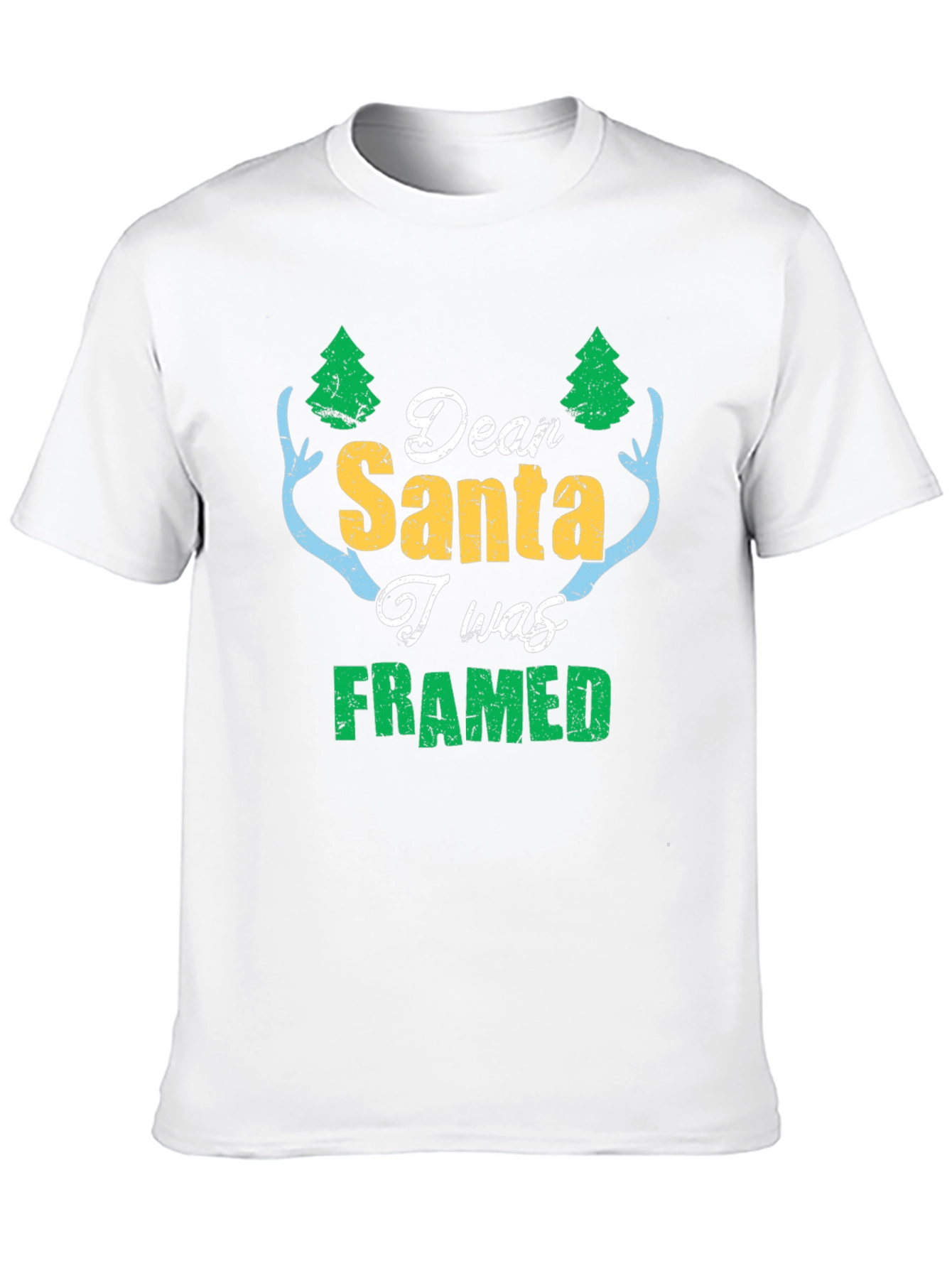 Dear Santa I Was Framed Graphic Tee