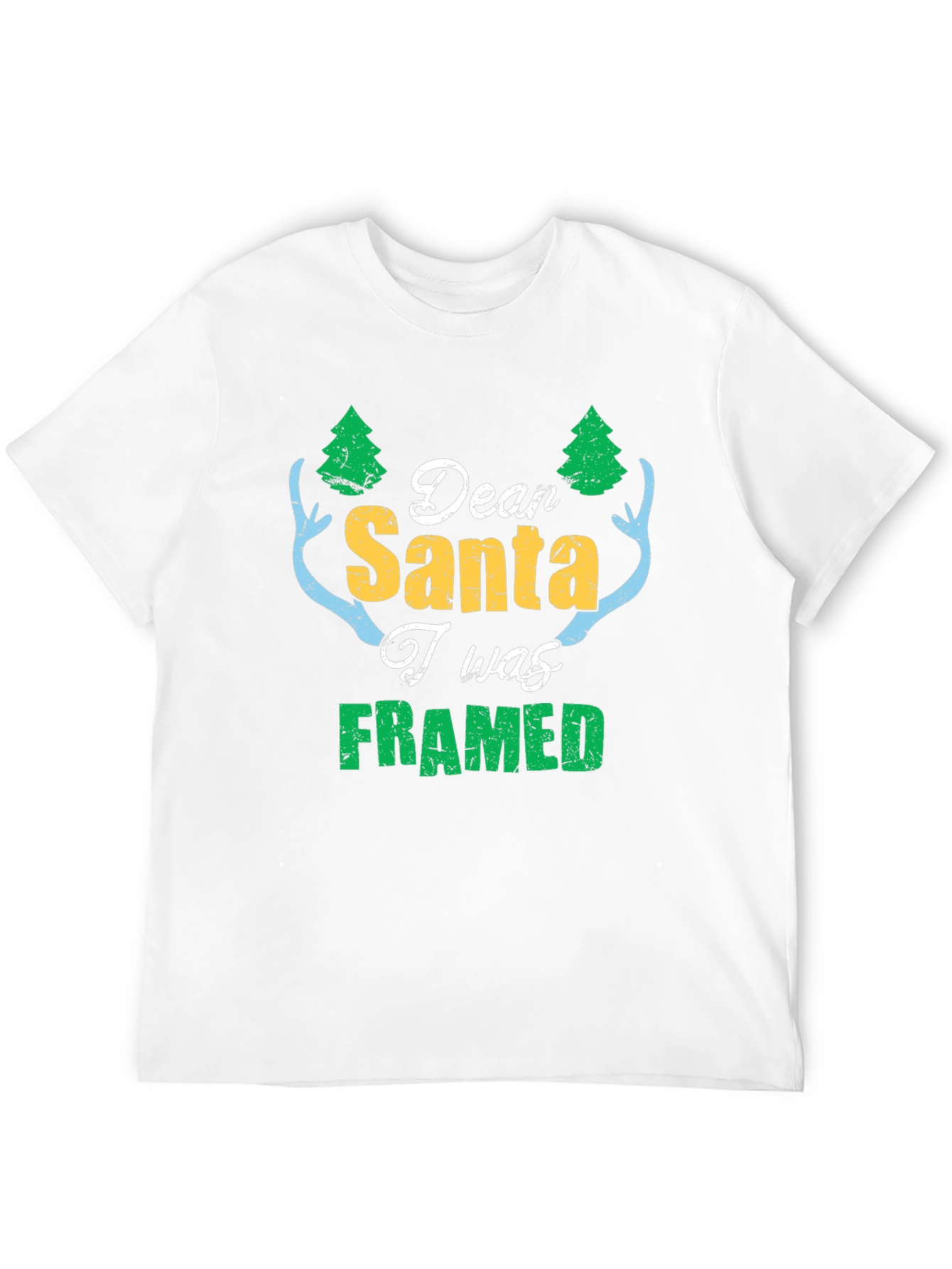Dear Santa I Was Framed Graphic Tee