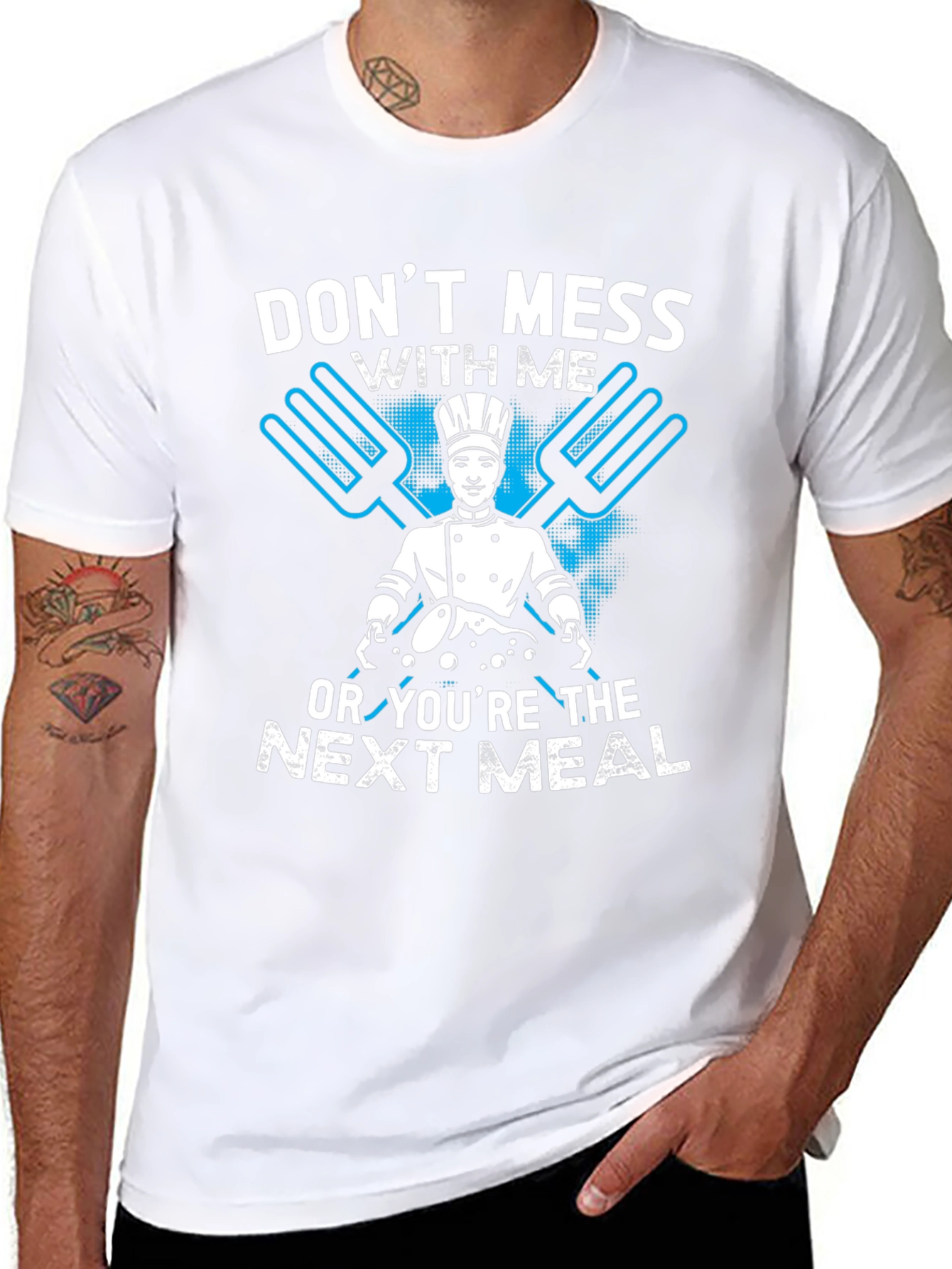Dont Mess With Me Chef Graphic T-Shirt