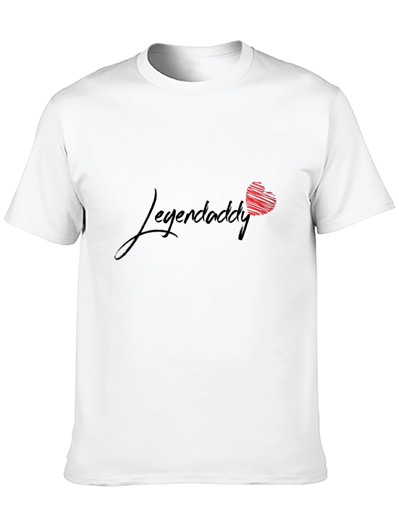 Legendaddy Black T-Shirt with Heart