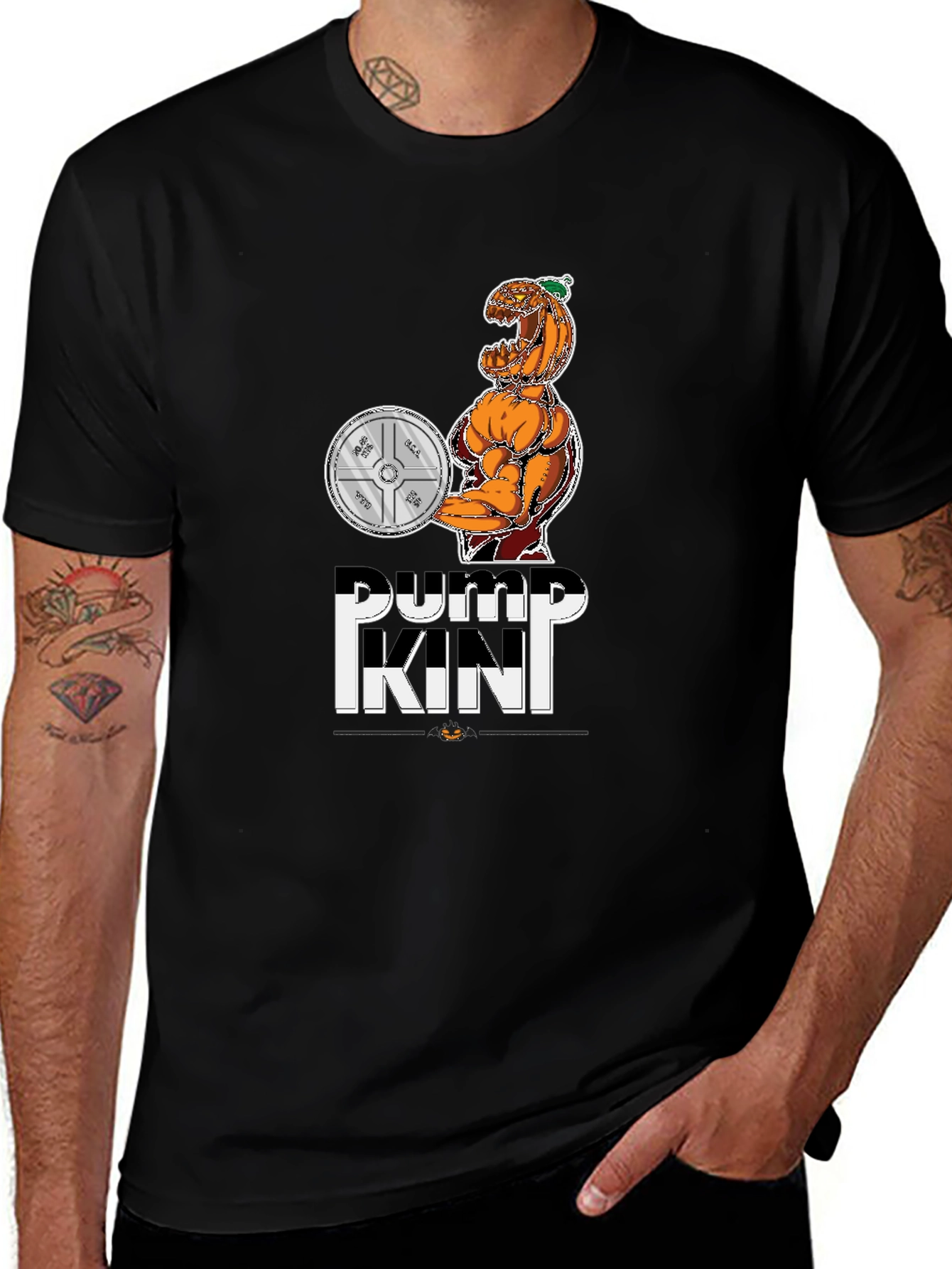 Pumpkin Gym T-Shirt | Halloween Fitness