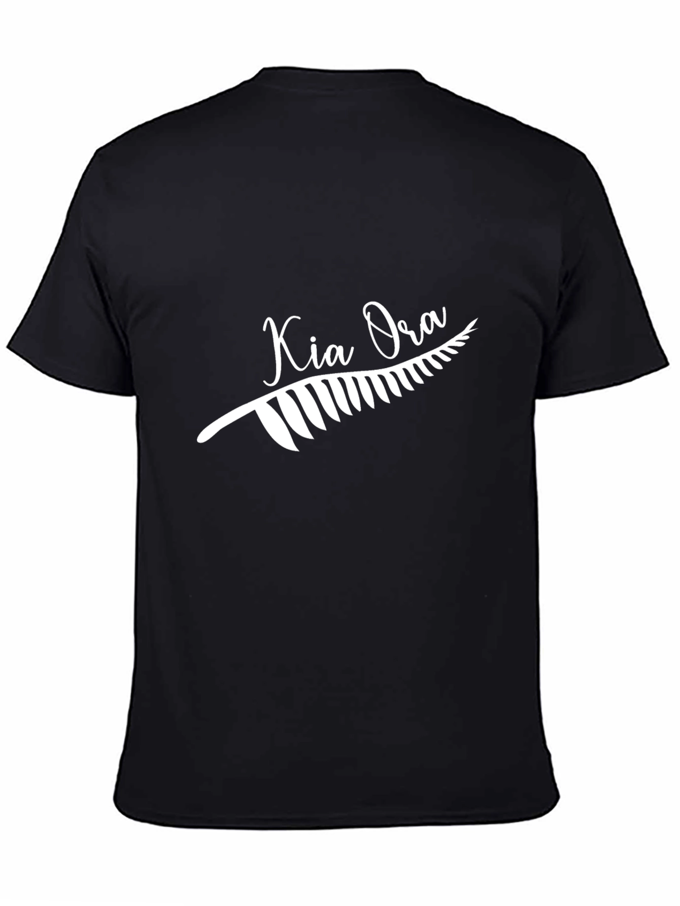 Kia Ora Black Graphic T-Shirt
