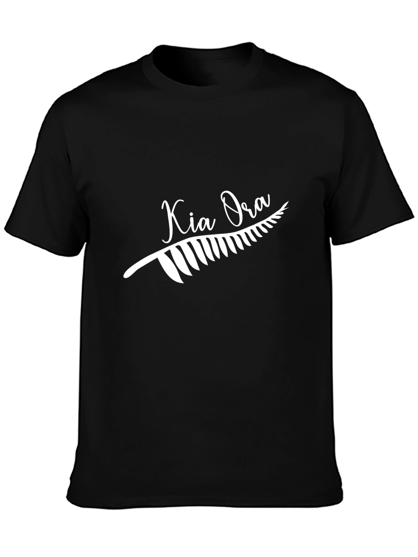 Kia Ora Black Graphic T-Shirt