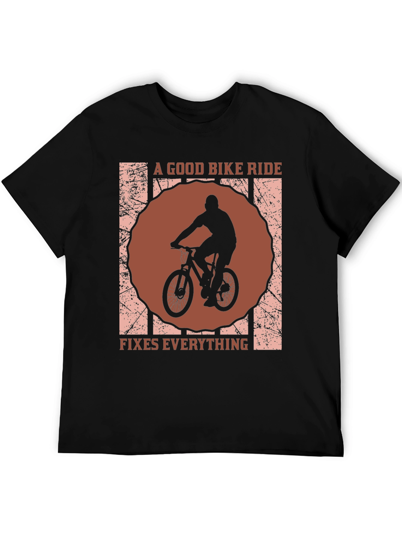 Bike Ride Fixes Everything Graphic Tee