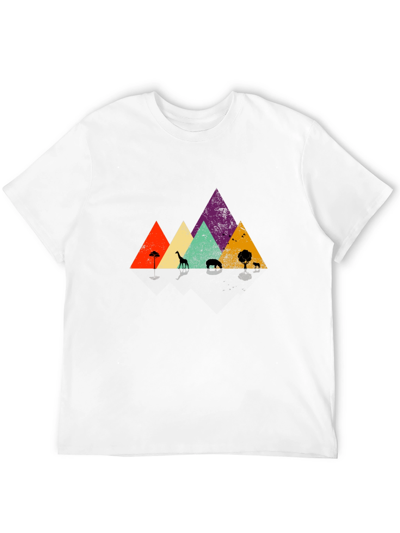Safari Sunset Graphic Tee - Black