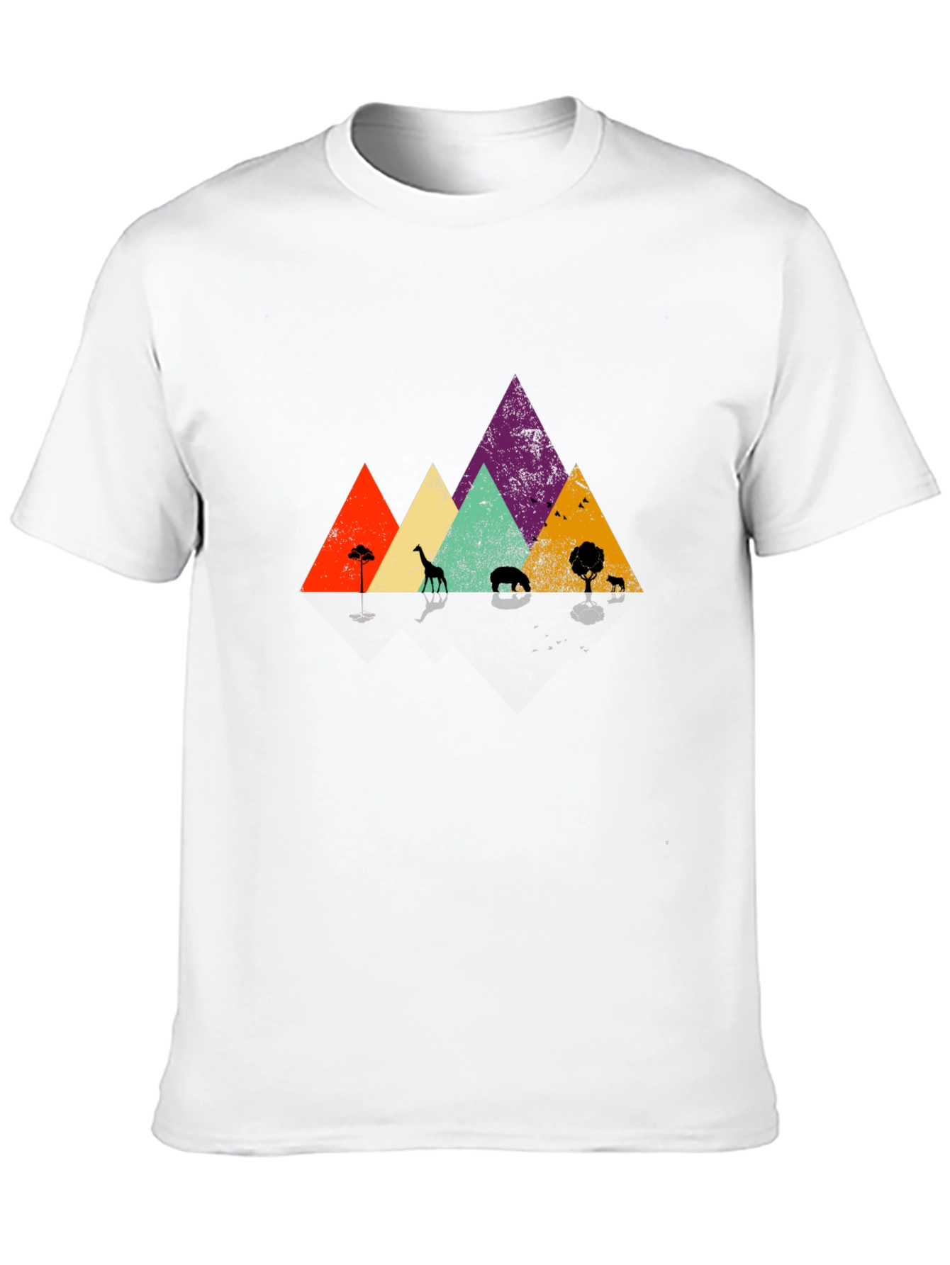 Safari Sunset Graphic Tee - Black
