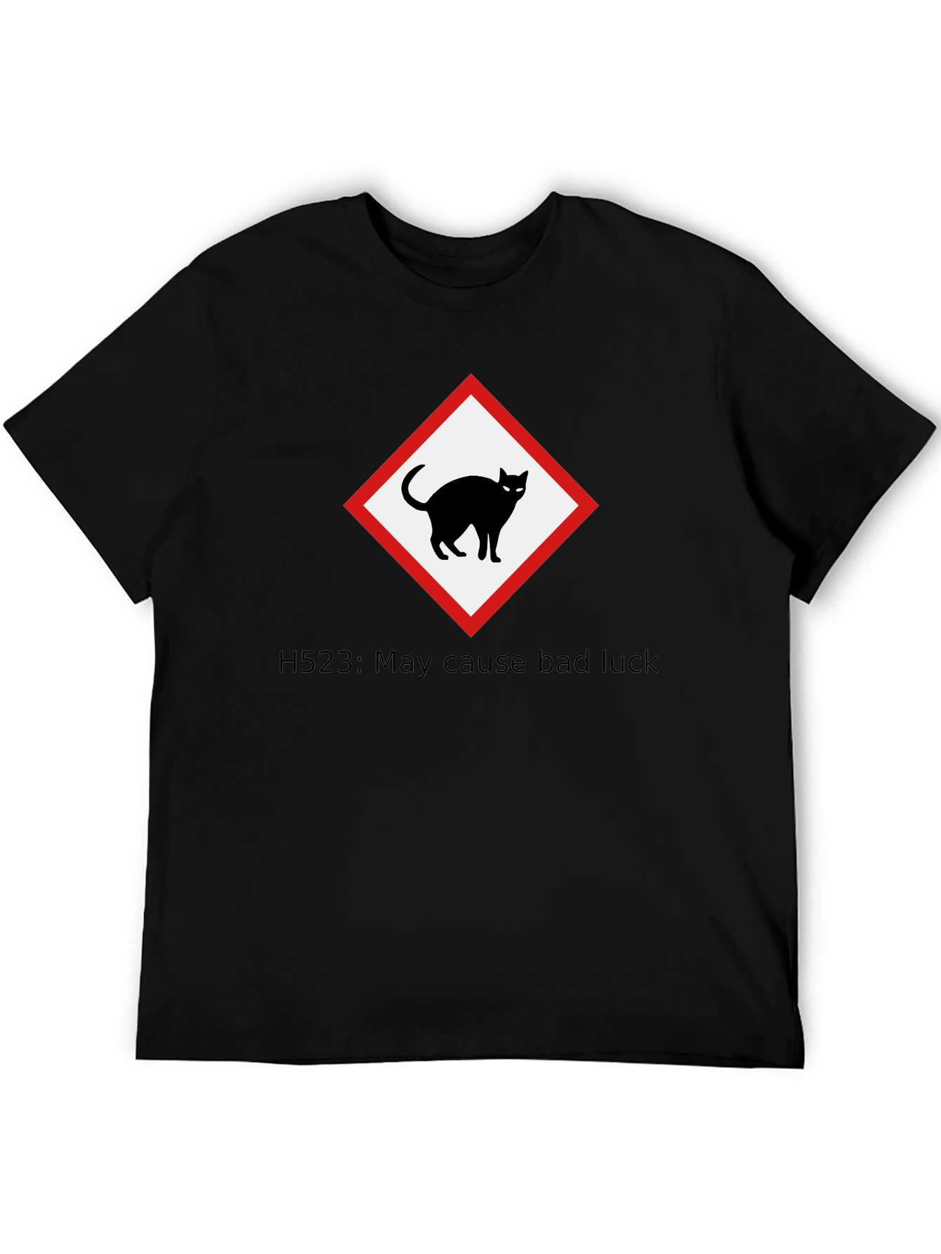 Bad Luck Black Cat Graphic T-Shirt