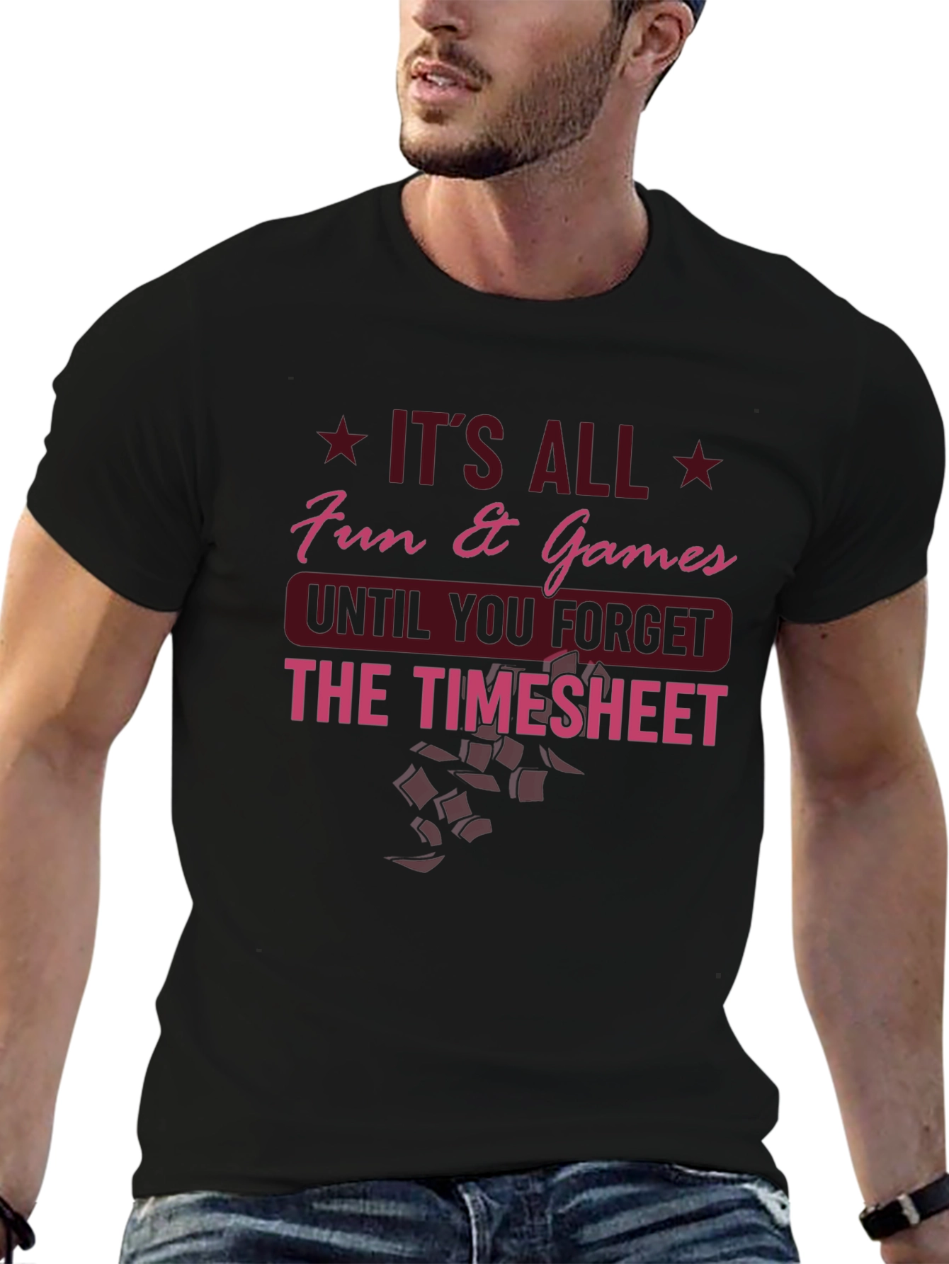 Fun & Games Timesheet T-Shirt