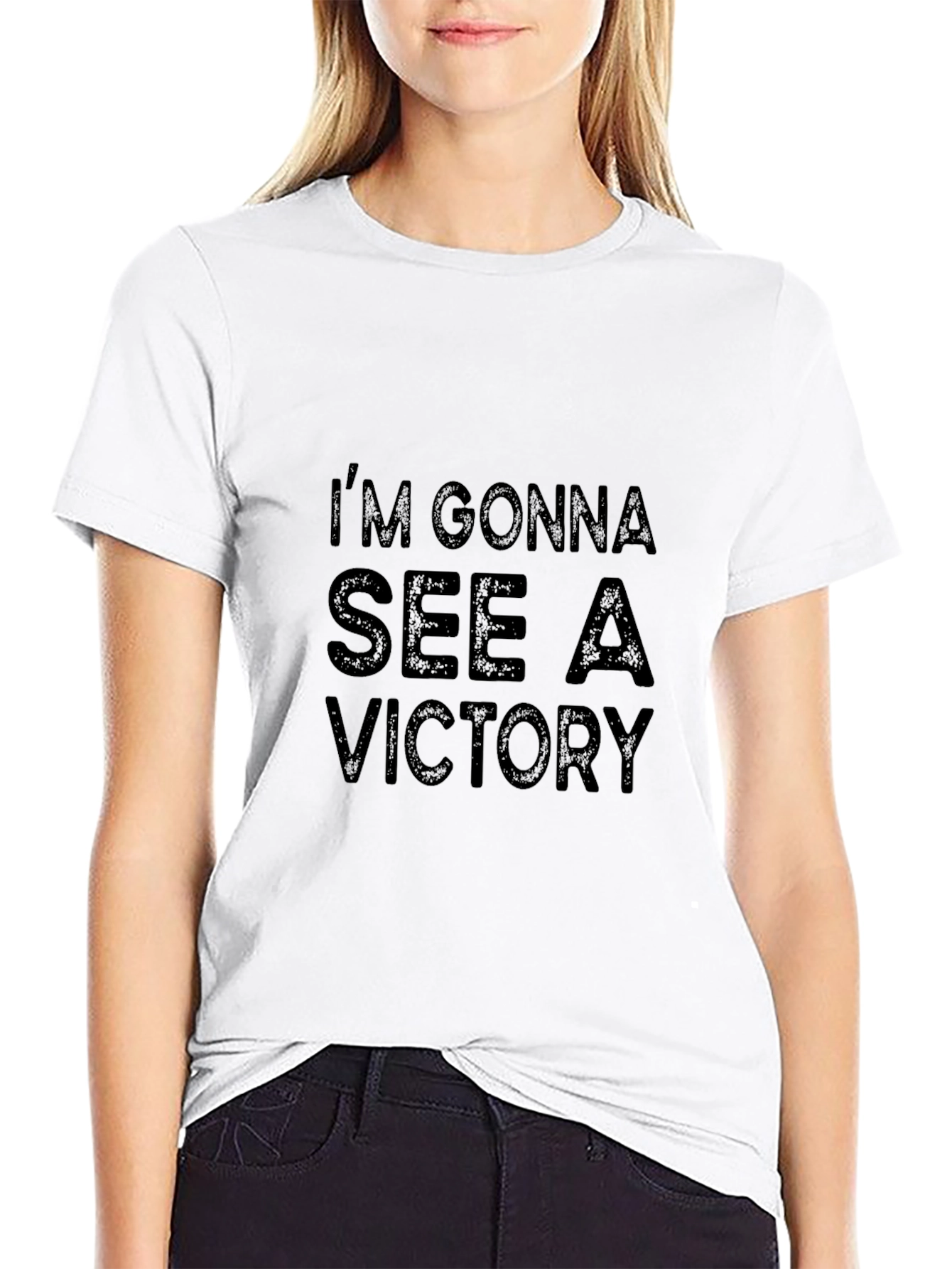 Im Gonna See a Victory T-Shirt Black