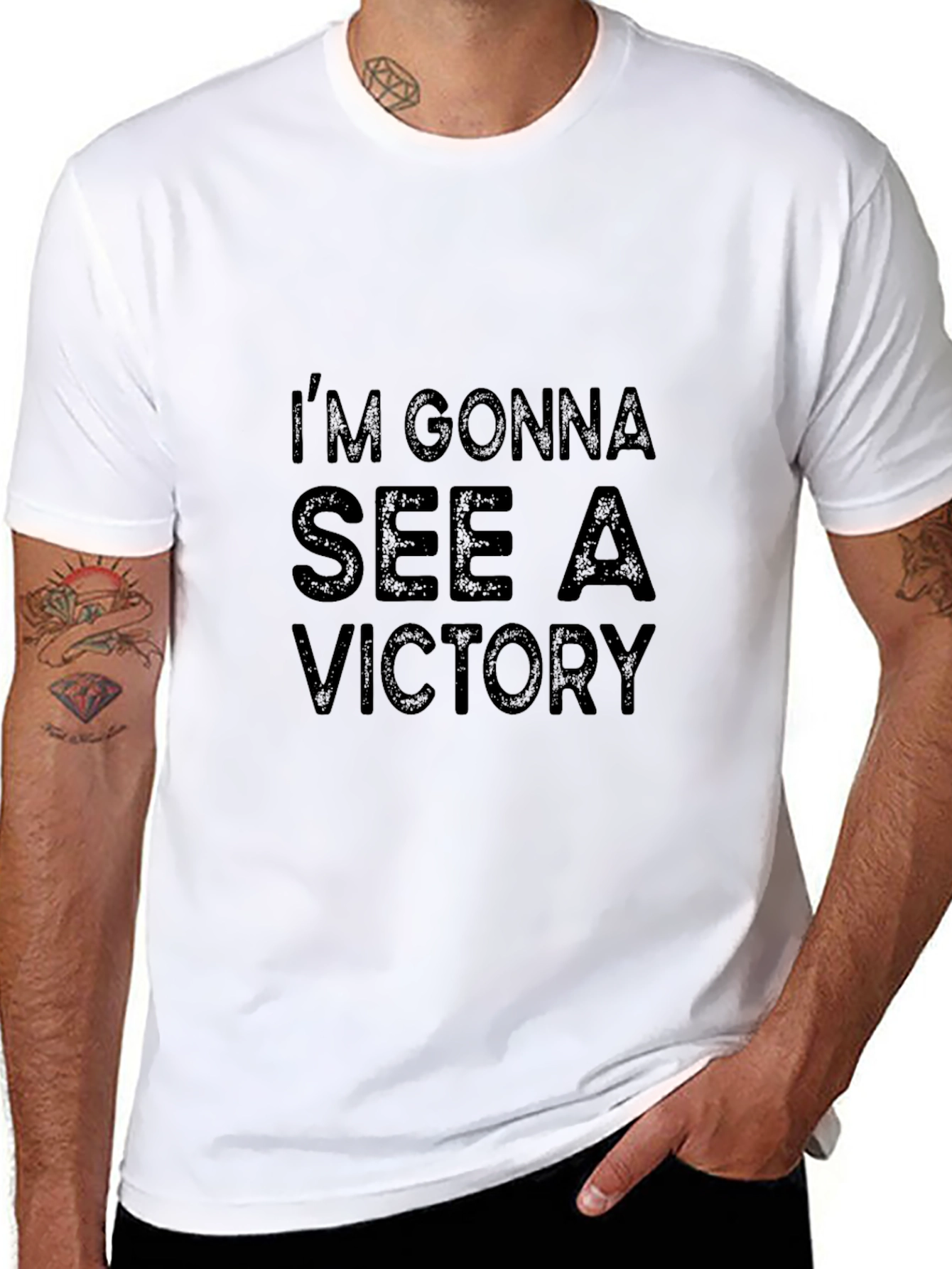 Im Gonna See a Victory T-Shirt Black