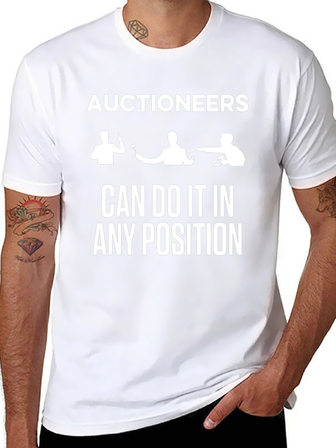 Auctioneers Can Do It Tee - Funny Occupation T-Shirt