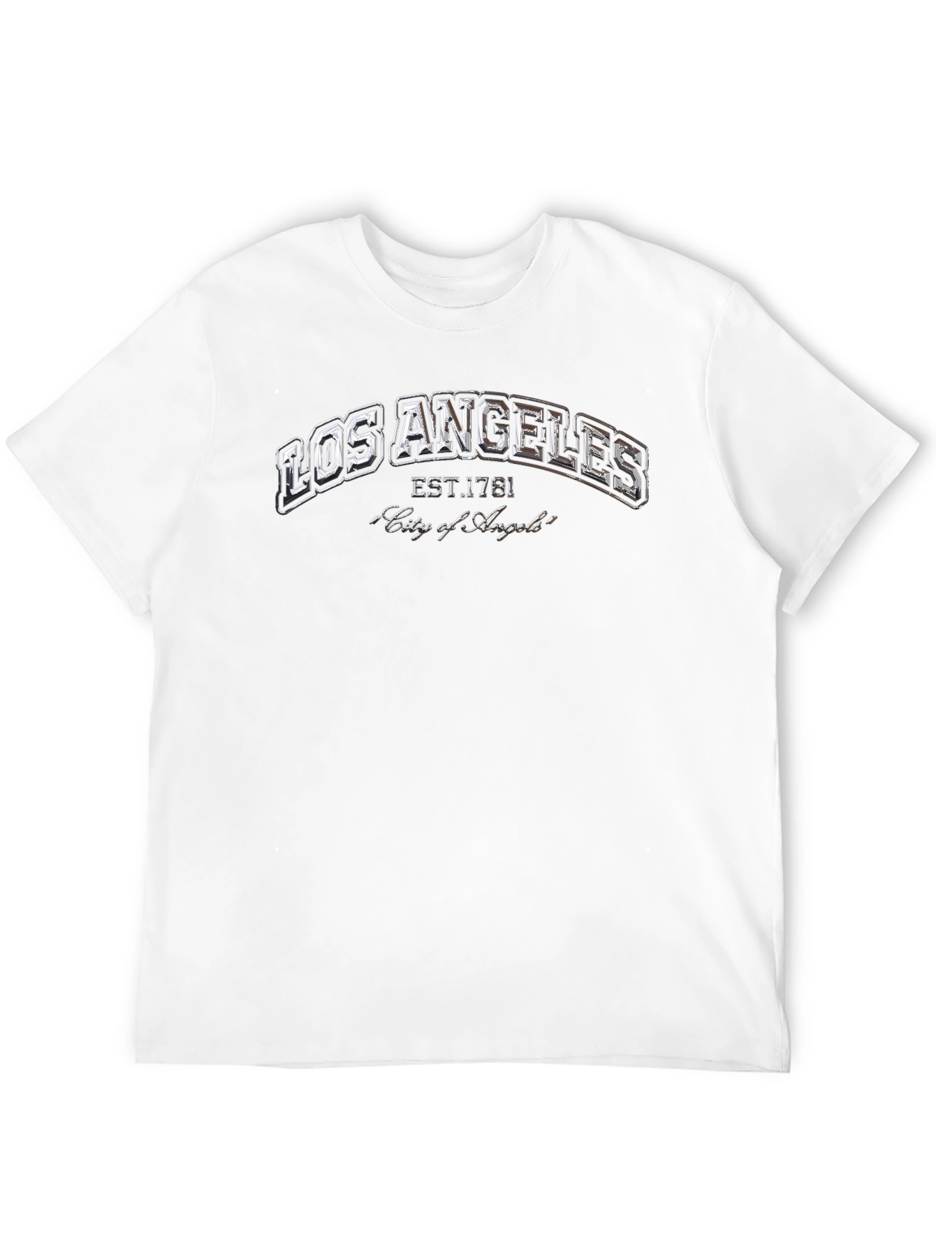 Los Angeles Est. 1781 City of Angels Black T-Shirt