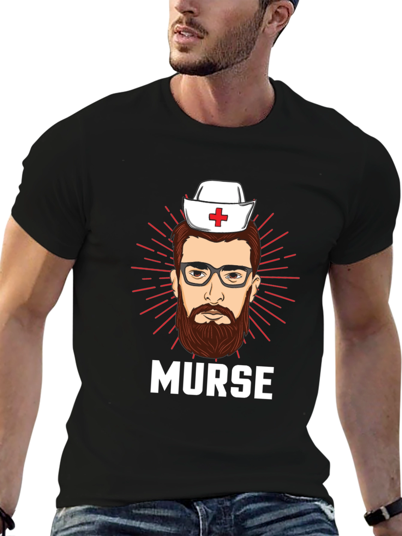 Murse T-Shirt - Male Nurse Funny Graphic Tee