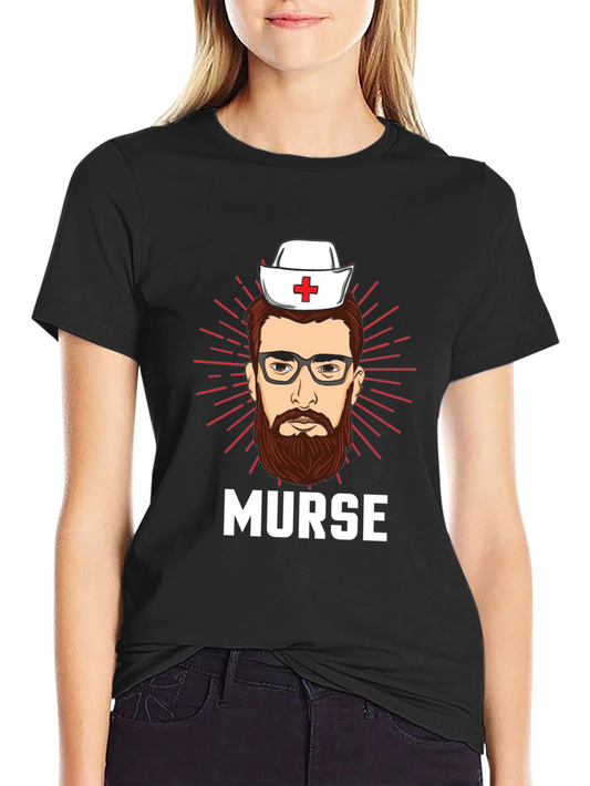 Murse T-Shirt - Male Nurse Funny Graphic Tee