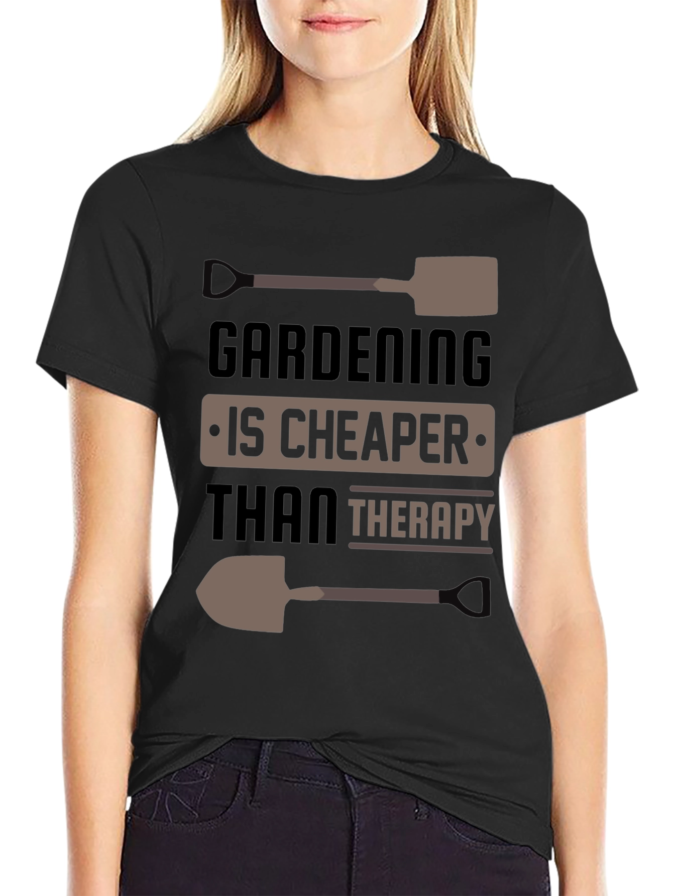 Gardening is Cheaper Than Therapy T-Shirt