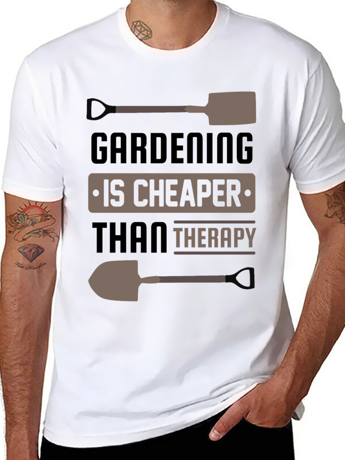Gardening is Cheaper Than Therapy T-Shirt