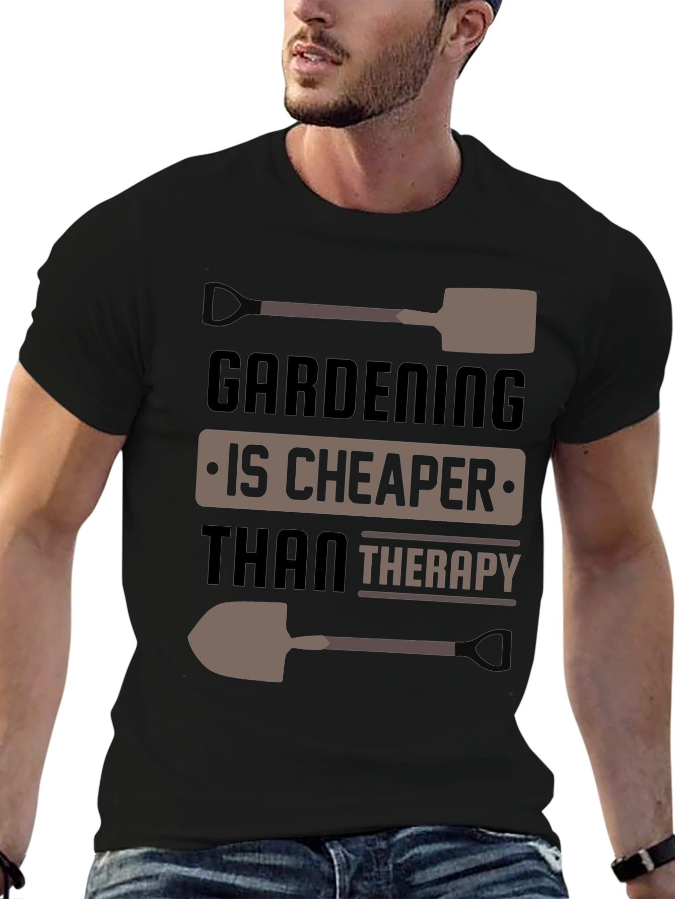 Gardening is Cheaper Than Therapy T-Shirt