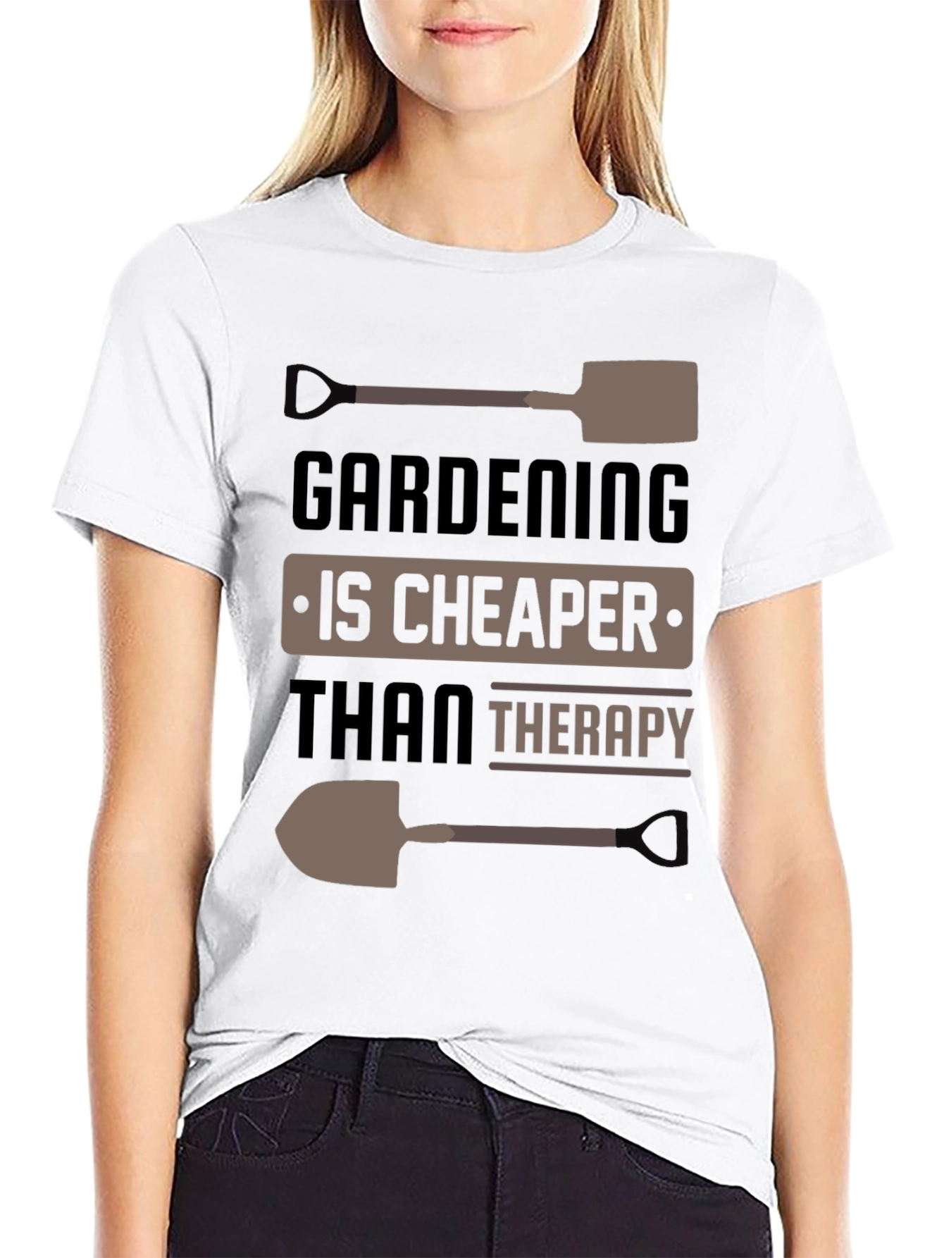 Gardening is Cheaper Than Therapy T-Shirt