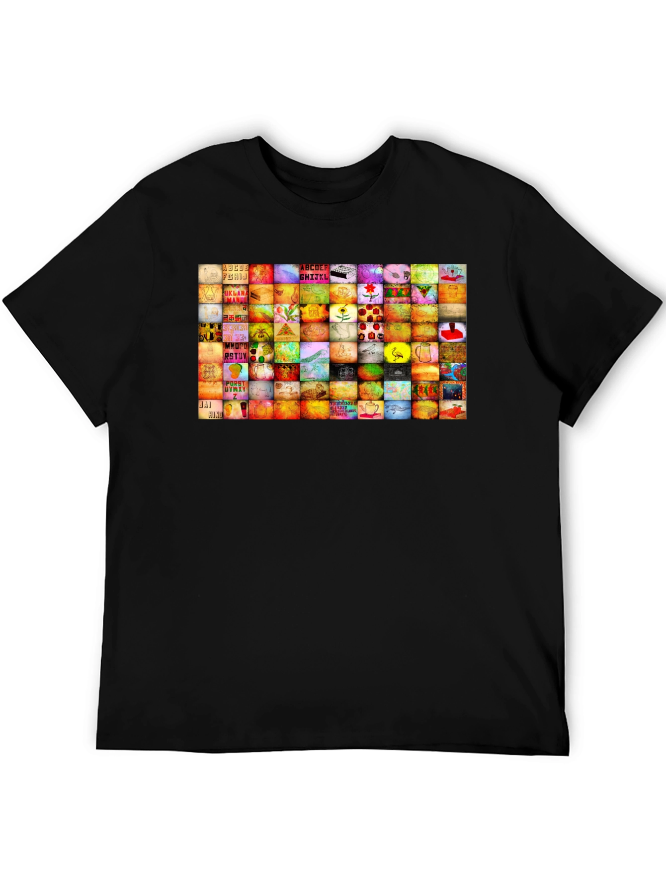 Spongebob Squarepants Collage Graphic T-Shirt