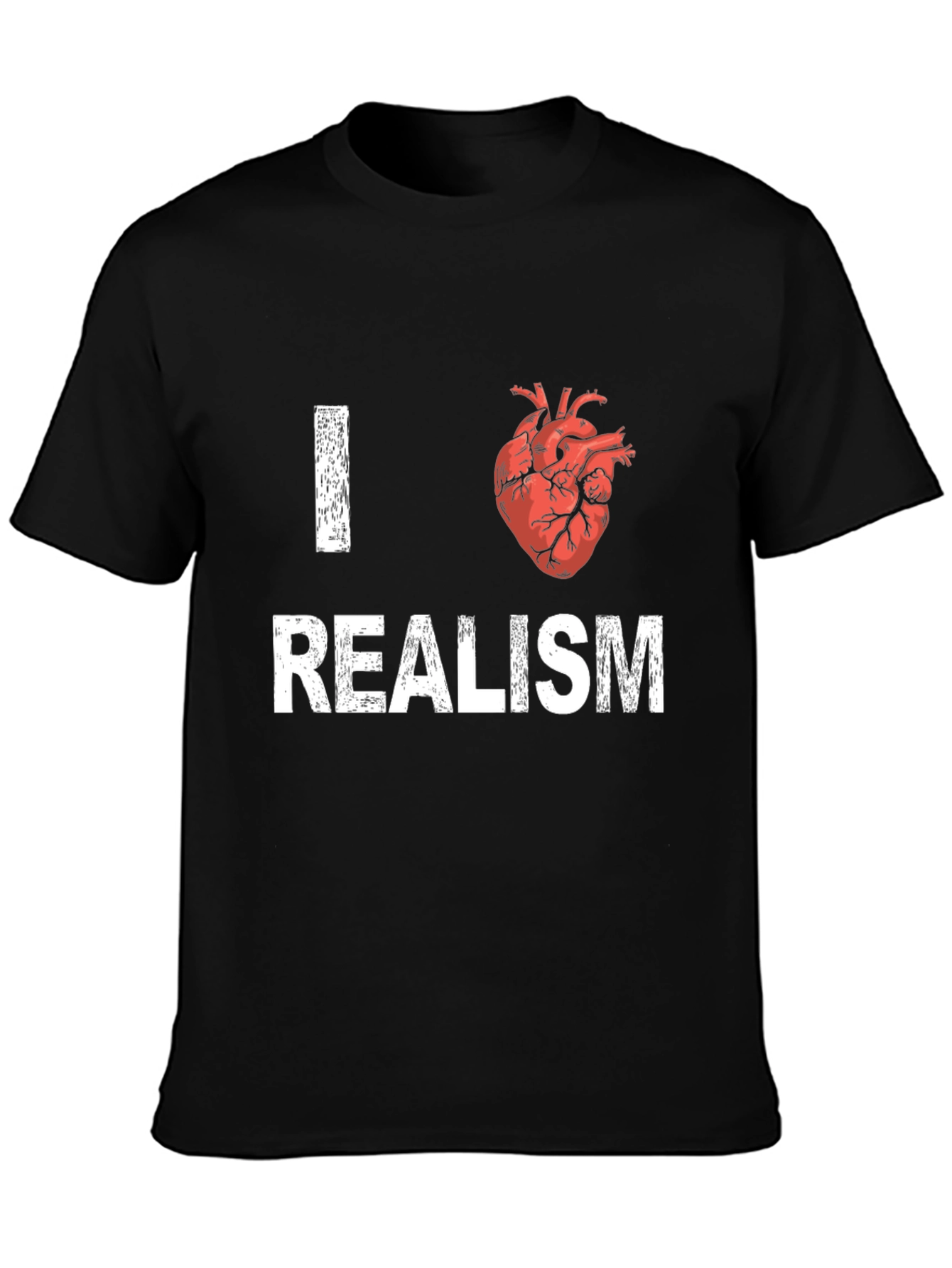 I Heart Realism T-Shirt - Anatomical Heart Graphic Tee