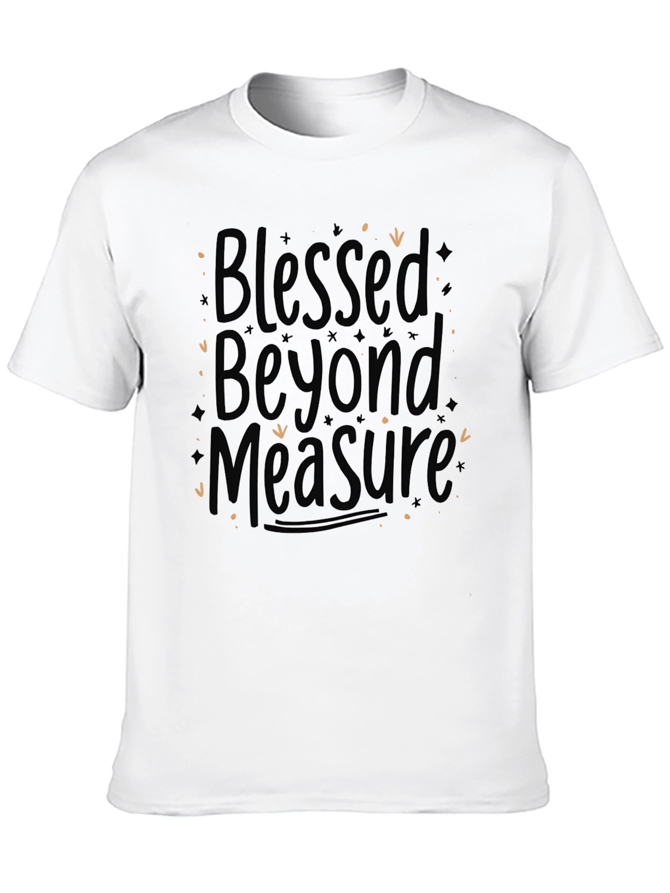 Blessed Beyond Measure Black Graphic Tee
