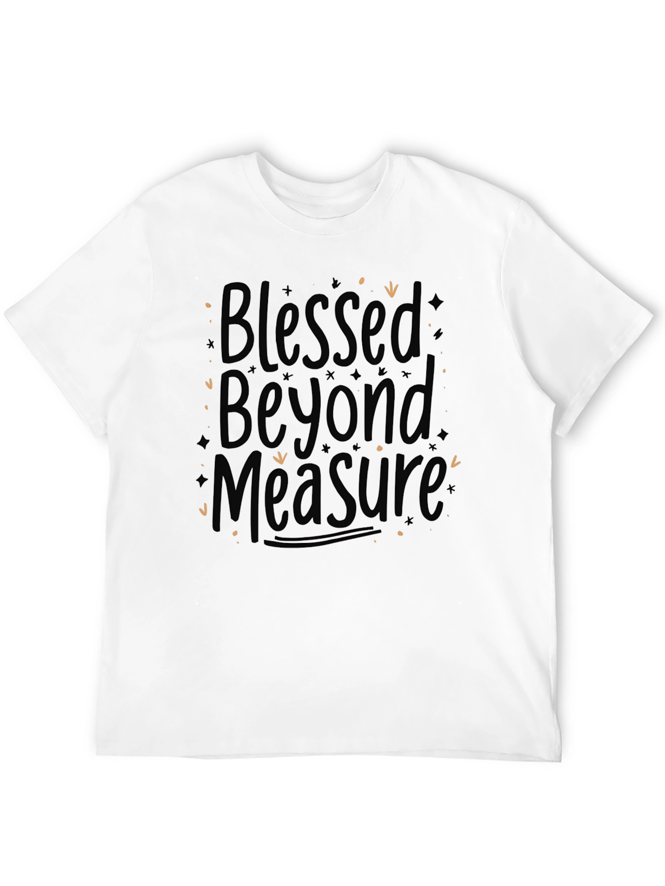 Blessed Beyond Measure Black Graphic Tee