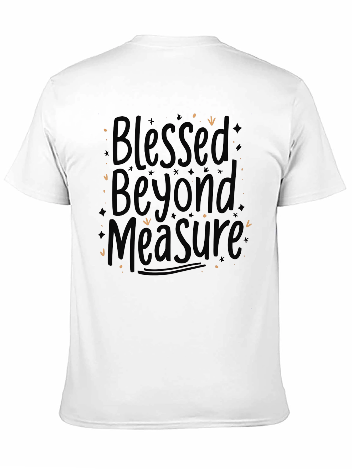 Blessed Beyond Measure Black Graphic Tee