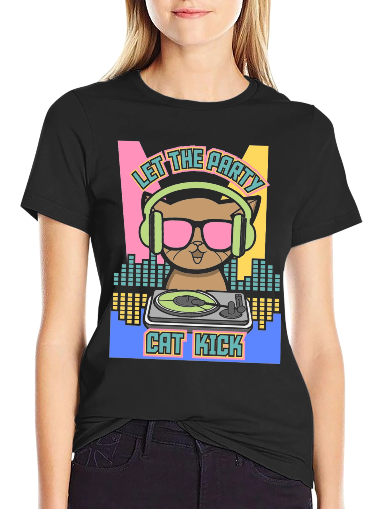 DJ Cat Kick T-Shirt