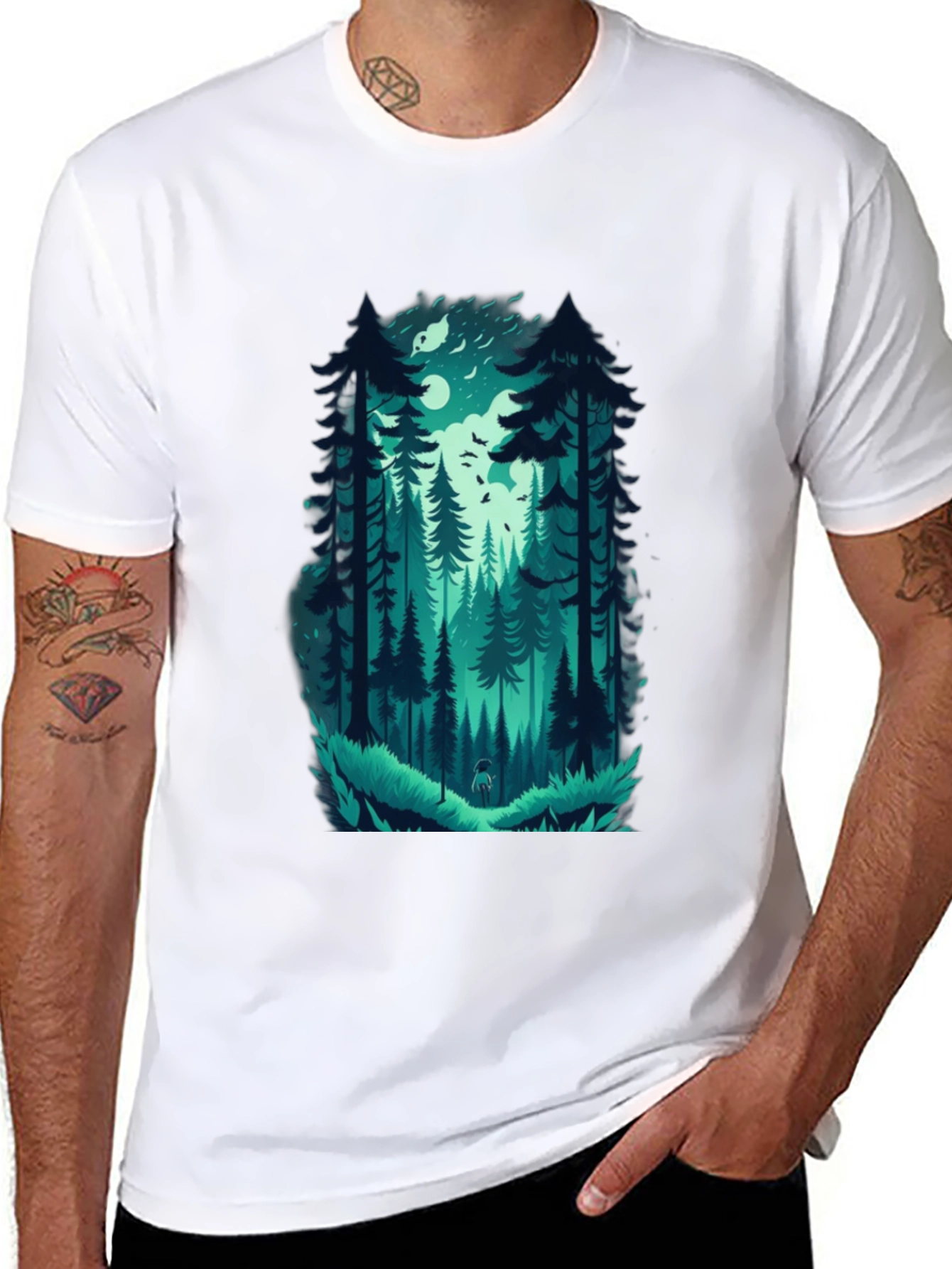 Natures Embrace Tee - Forest Design