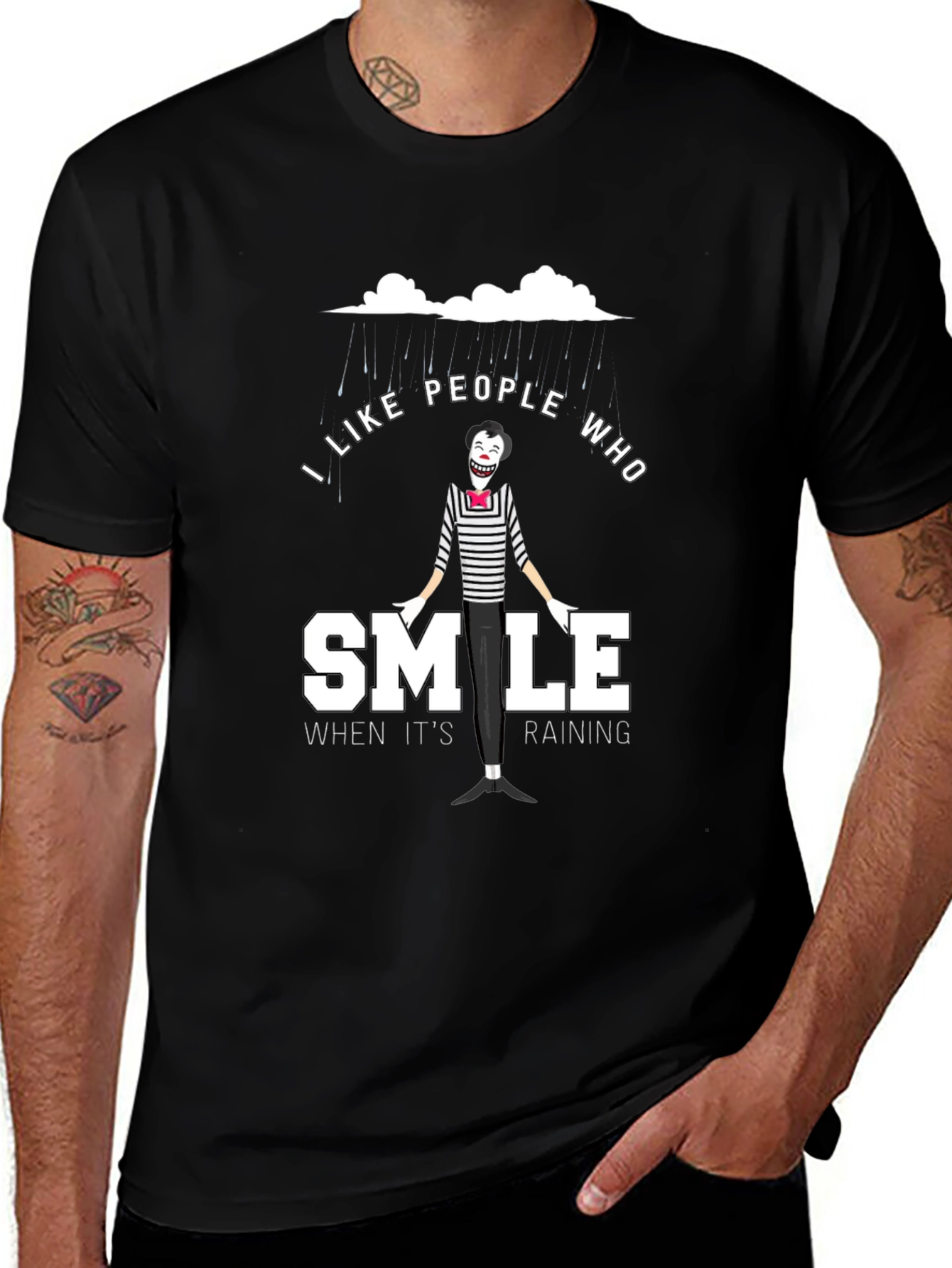 I Like People Who Smile When Its Raining T-Shirt