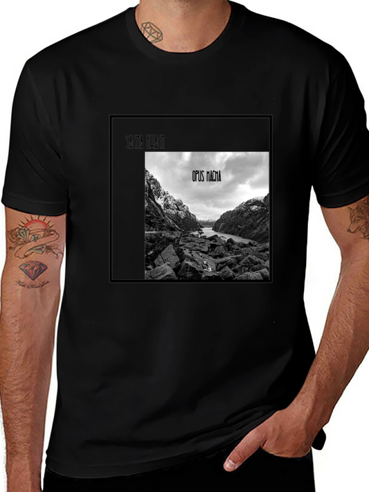 Opus Magma Black Graphic Tee