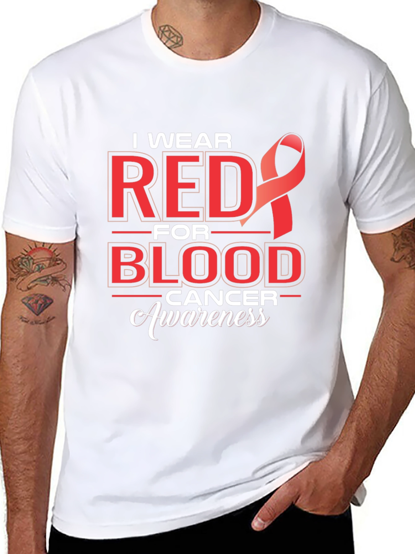 Red for Blood Cancer Awareness T-Shirt