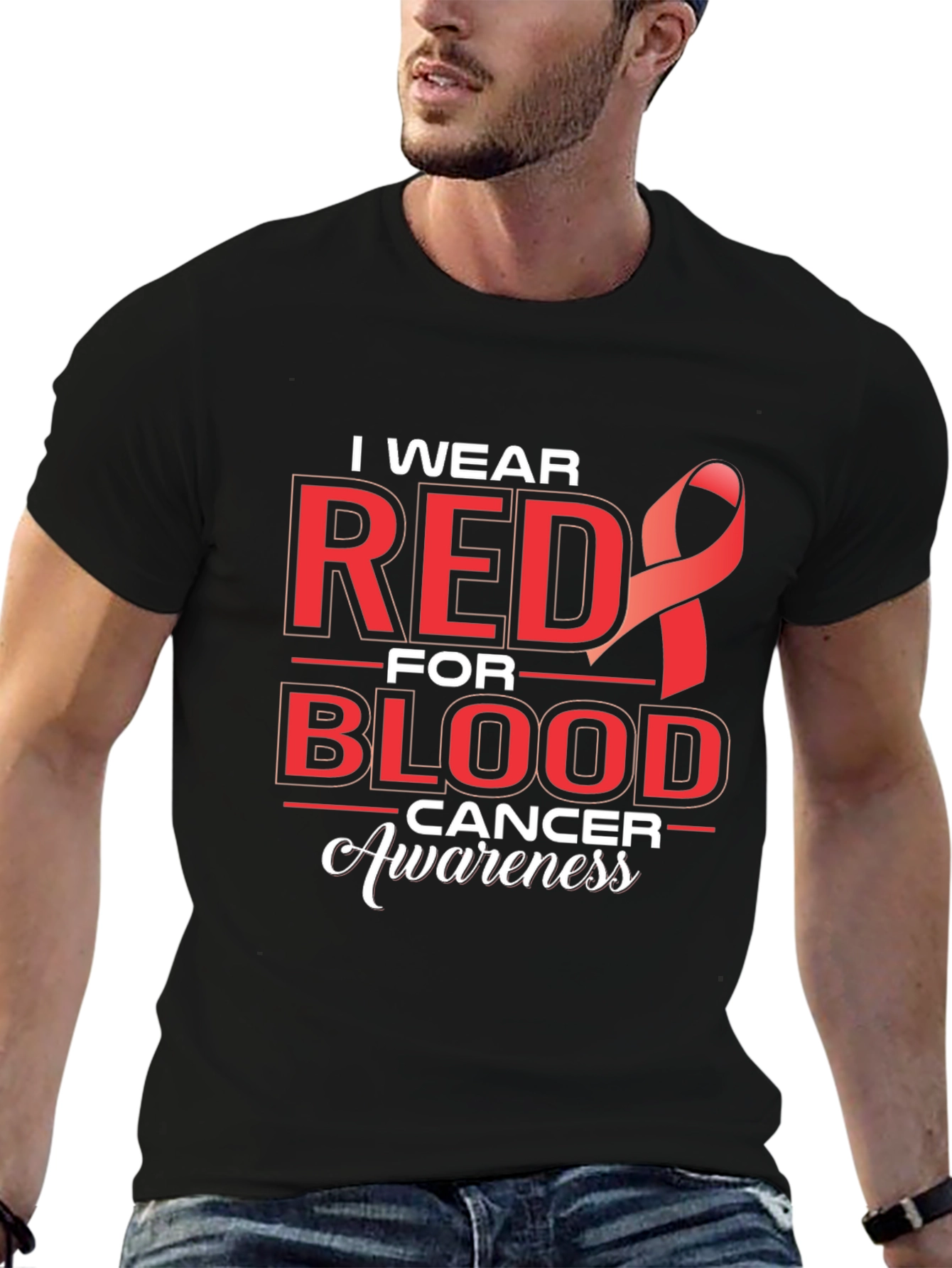 Red for Blood Cancer Awareness T-Shirt