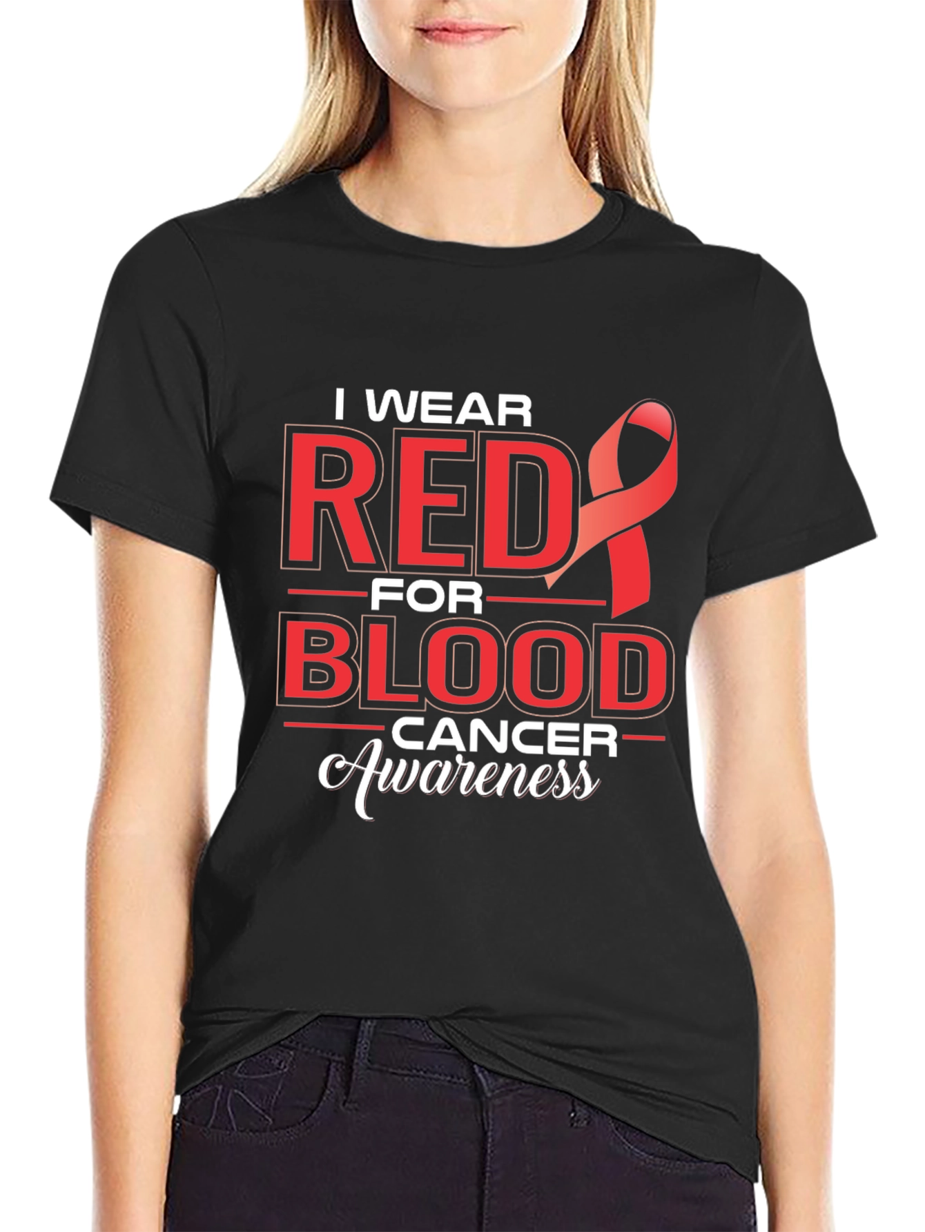 Red for Blood Cancer Awareness T-Shirt