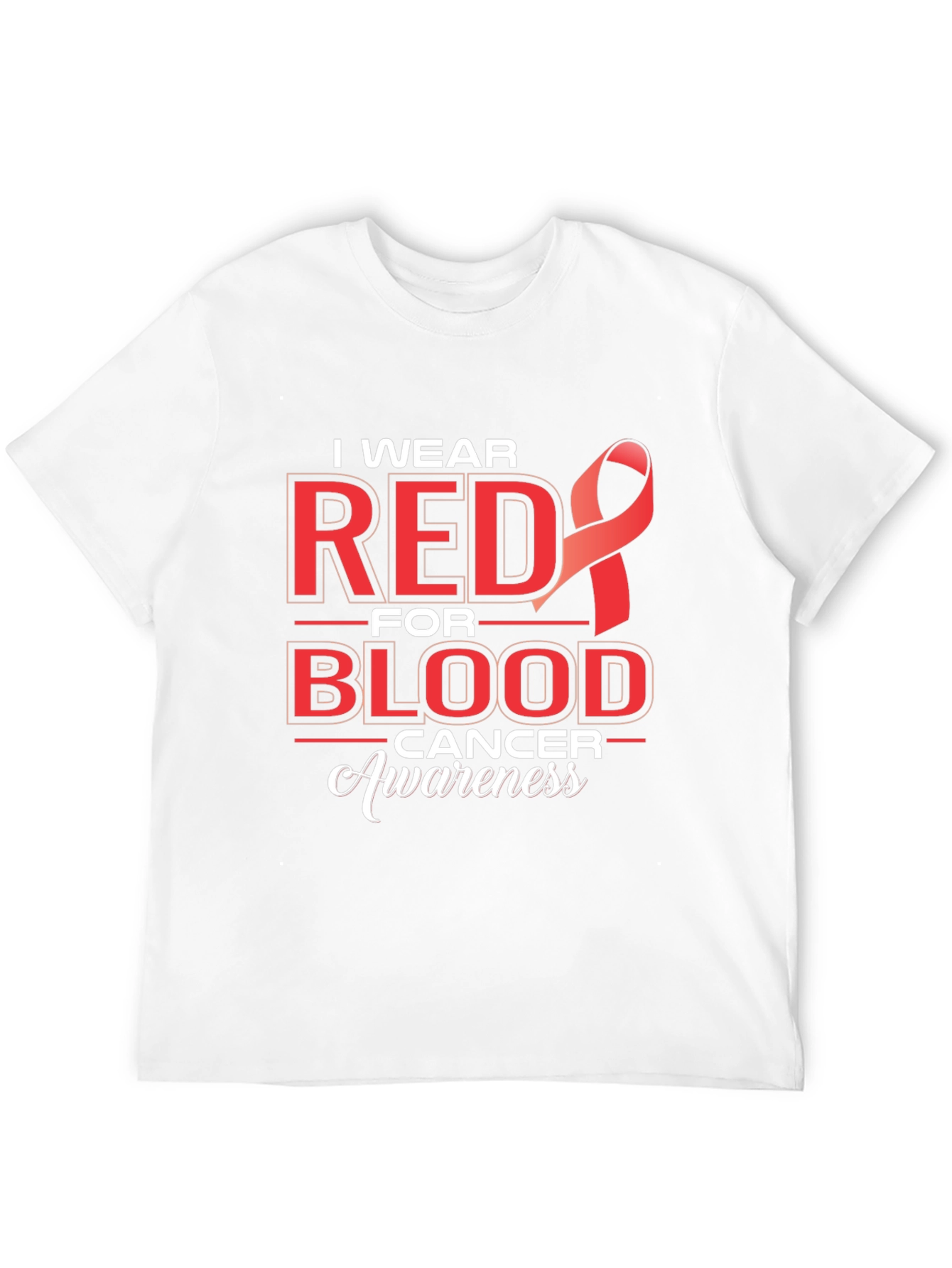 Red for Blood Cancer Awareness T-Shirt