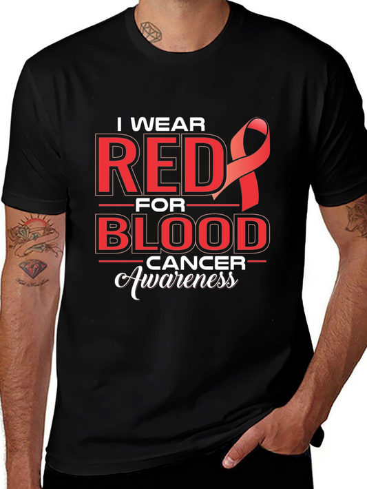 Red for Blood Cancer Awareness T-Shirt