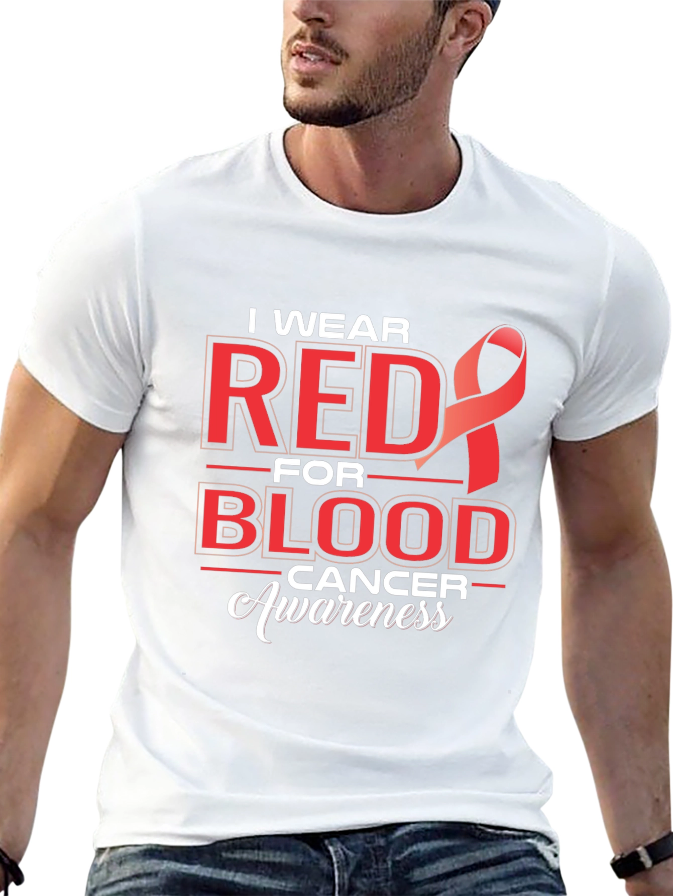 Red for Blood Cancer Awareness T-Shirt