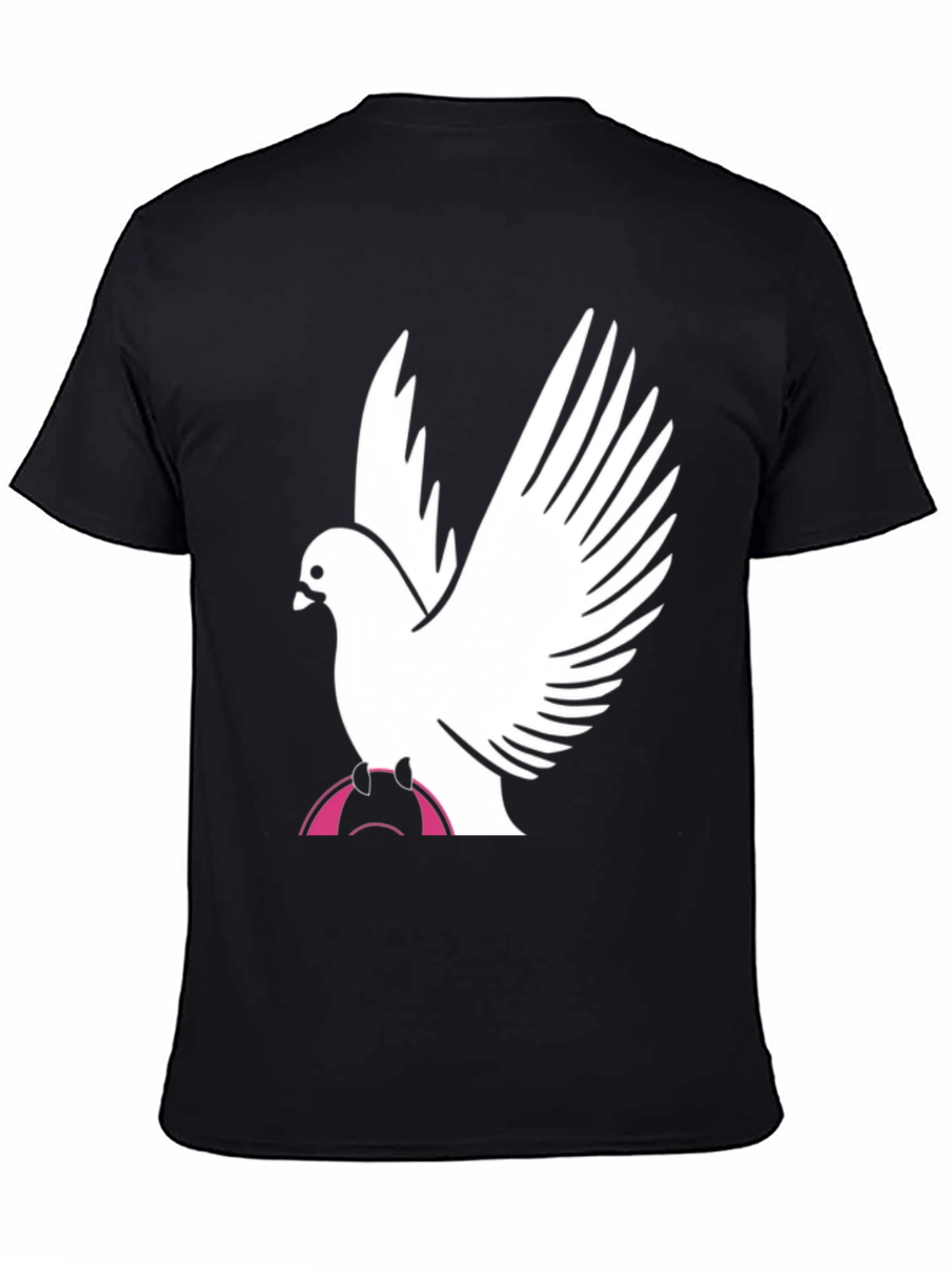 Dove Graphic Black Tee