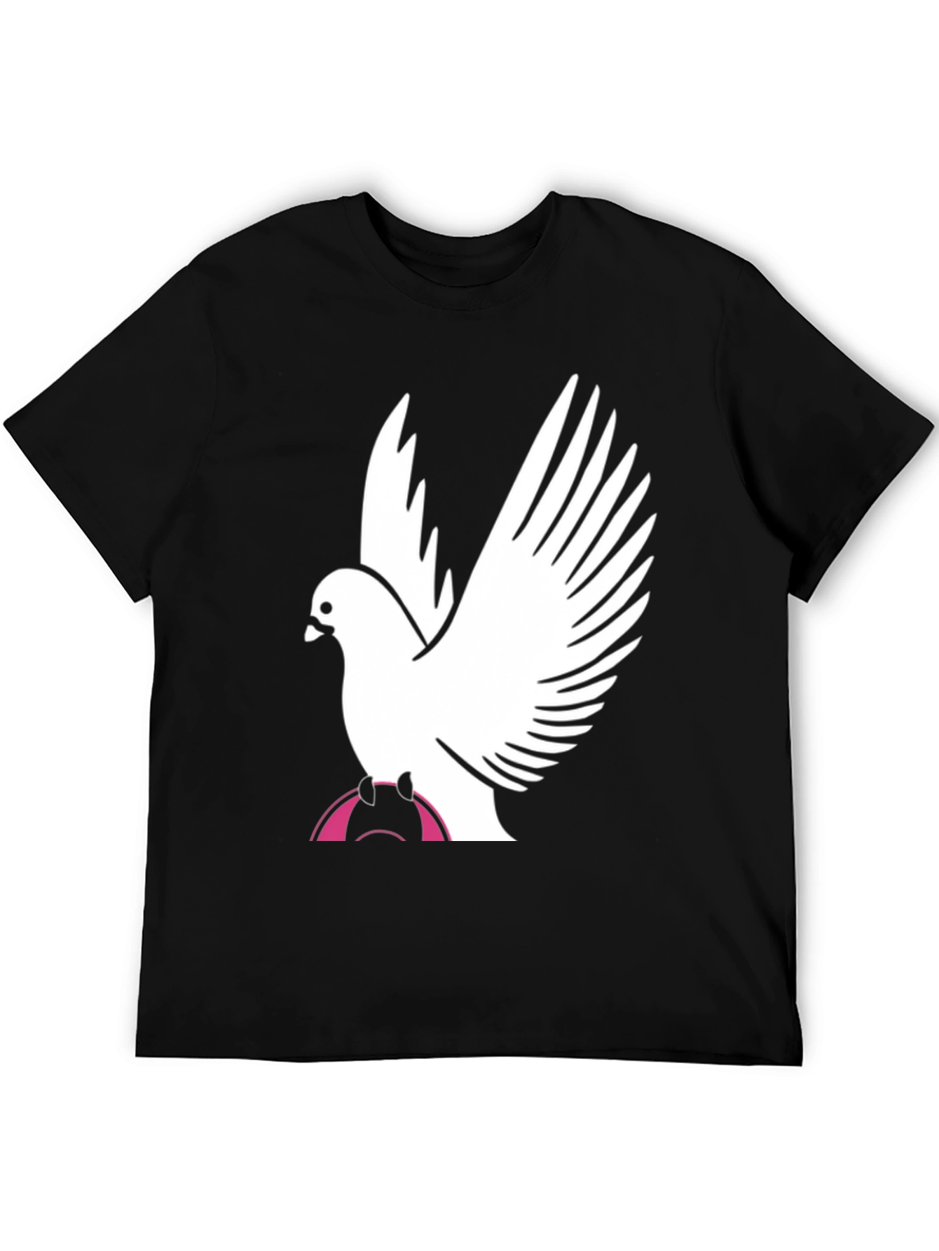 Dove Graphic Black Tee