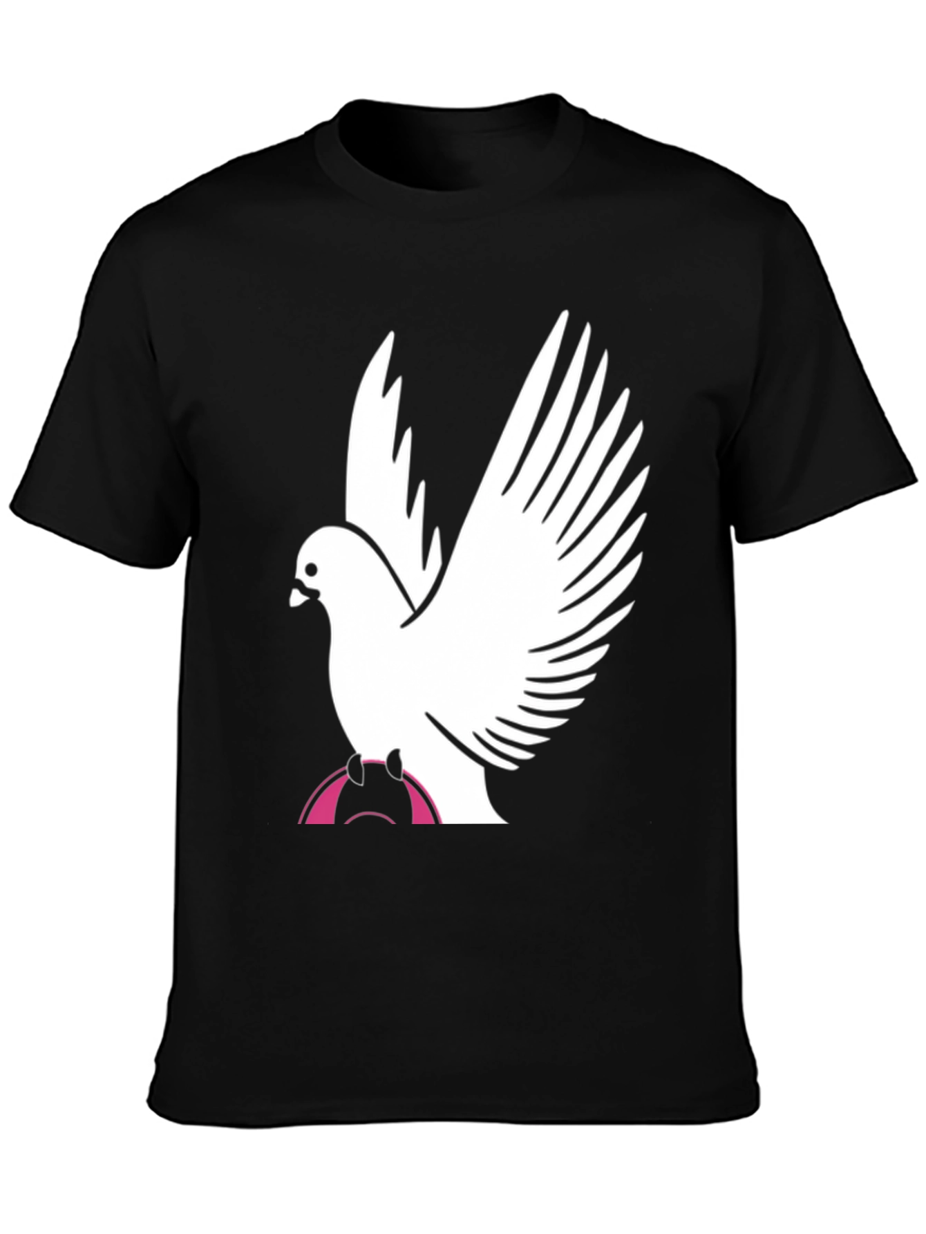 Dove Graphic Black Tee