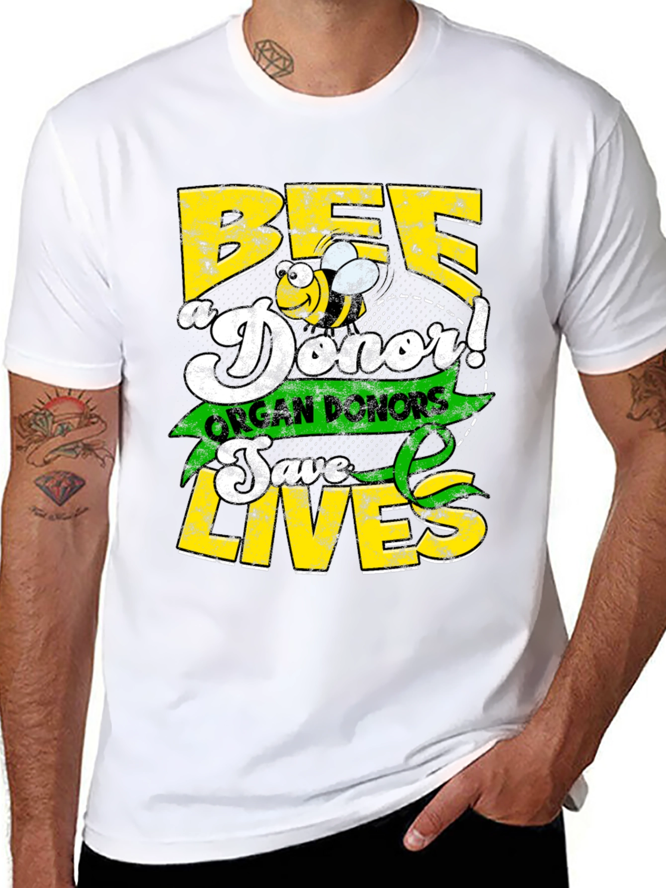 Bee a Donor! Organ Donation Awareness T-Shirt