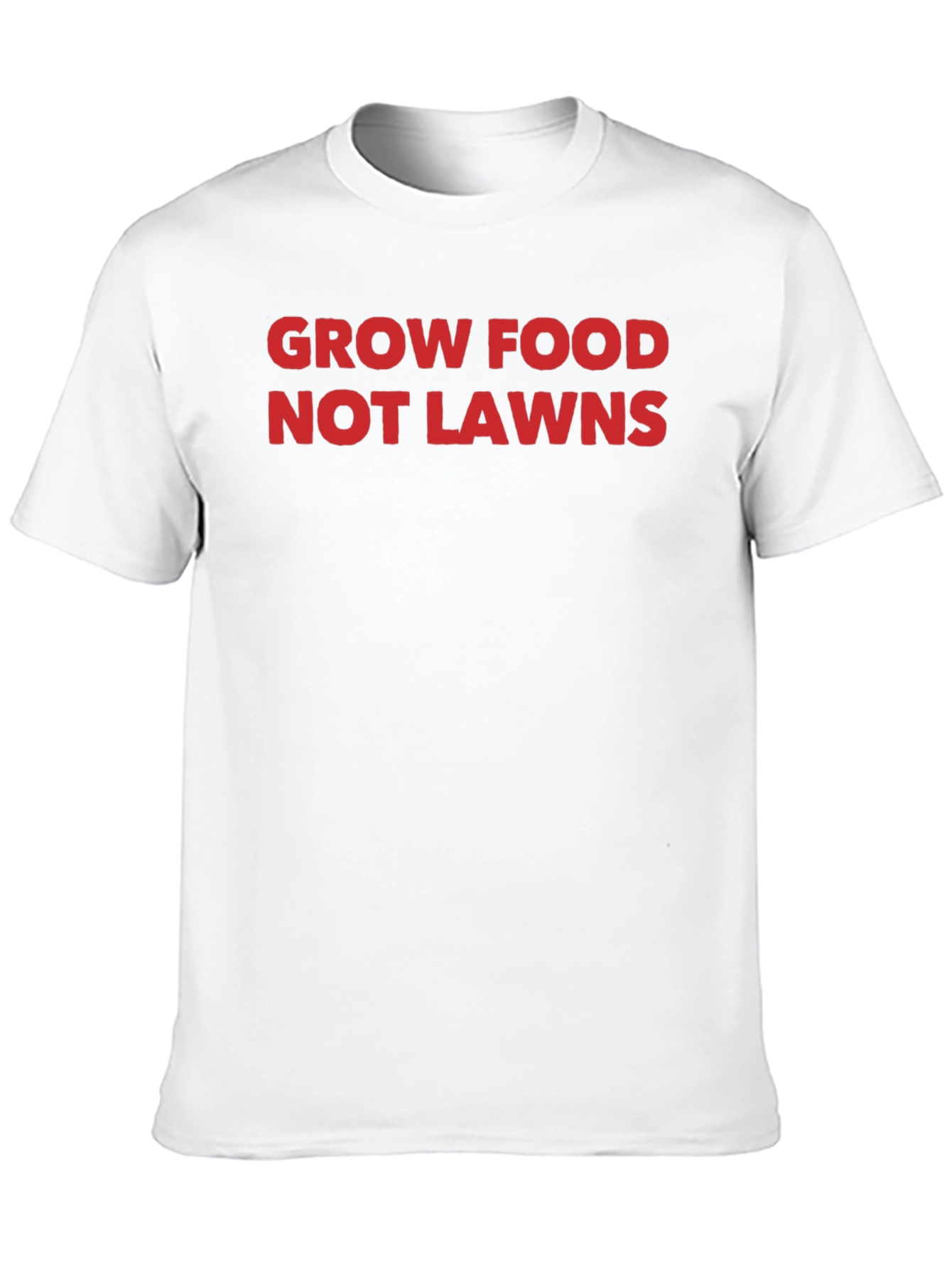 Grow Food Not Lawns T-Shirt - Black
