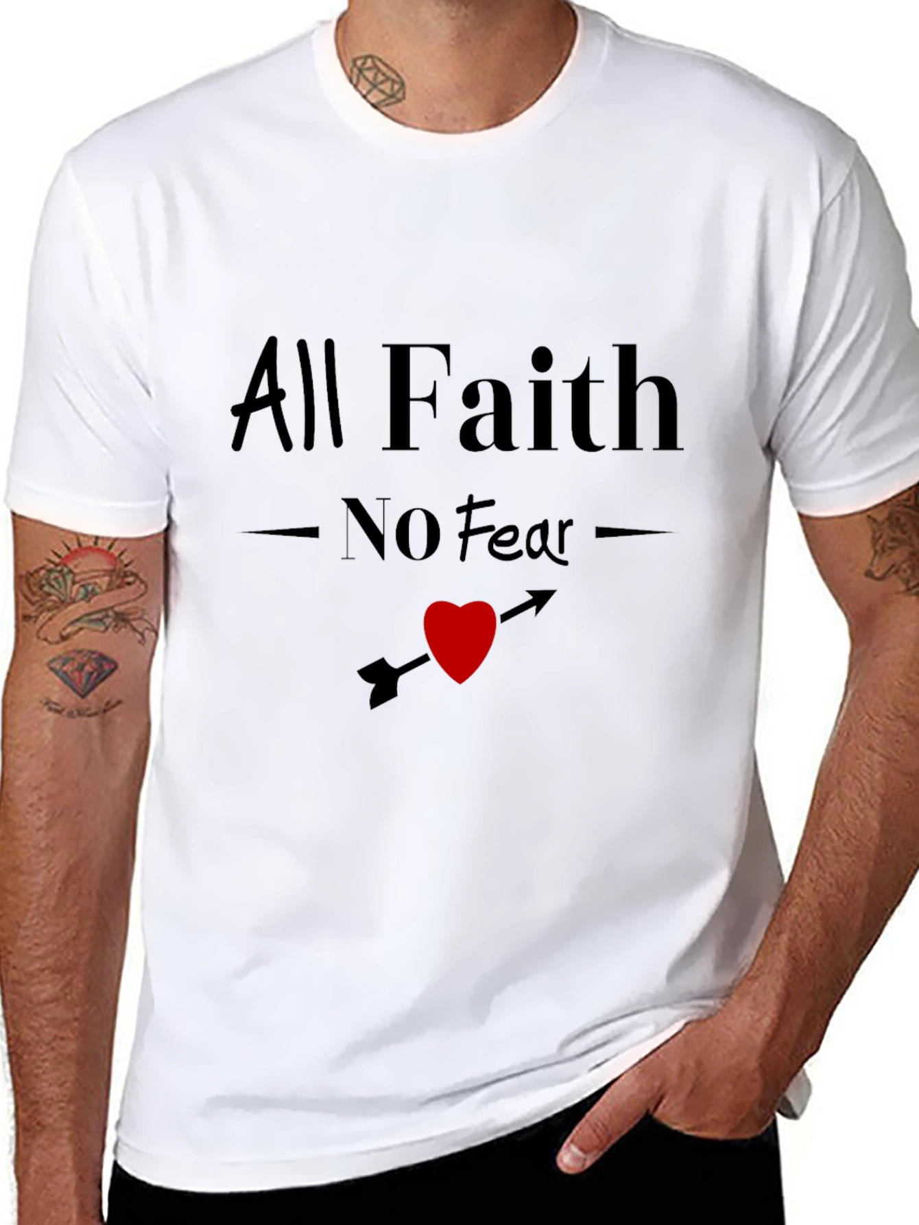 All Faith No Fear Graphic T-Shirt