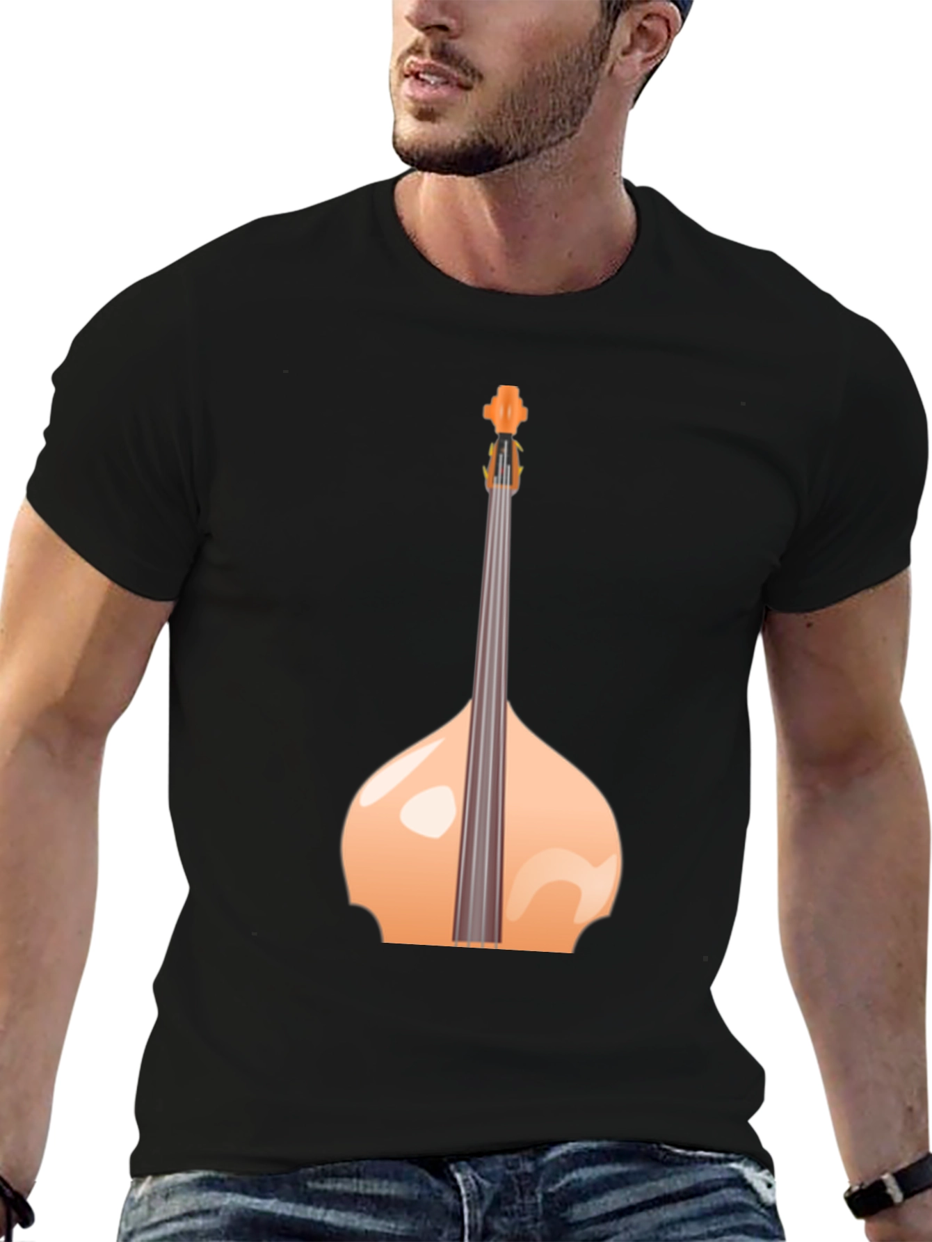 Bass Guitar T-Shirt - Musical Instrument Design