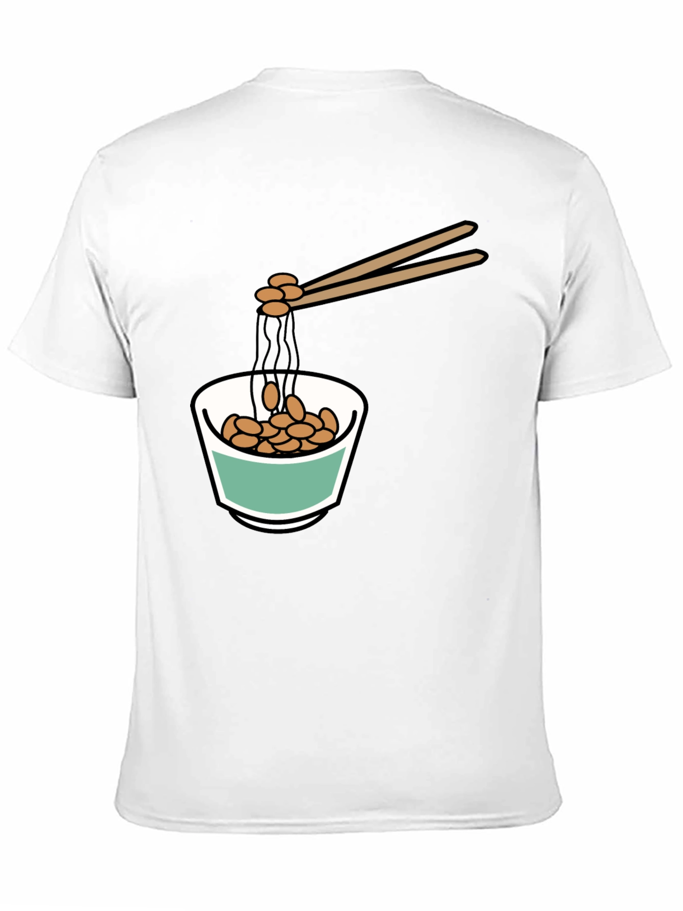 Natto Bowl Graphic Tee - Funny Foodie Shirt