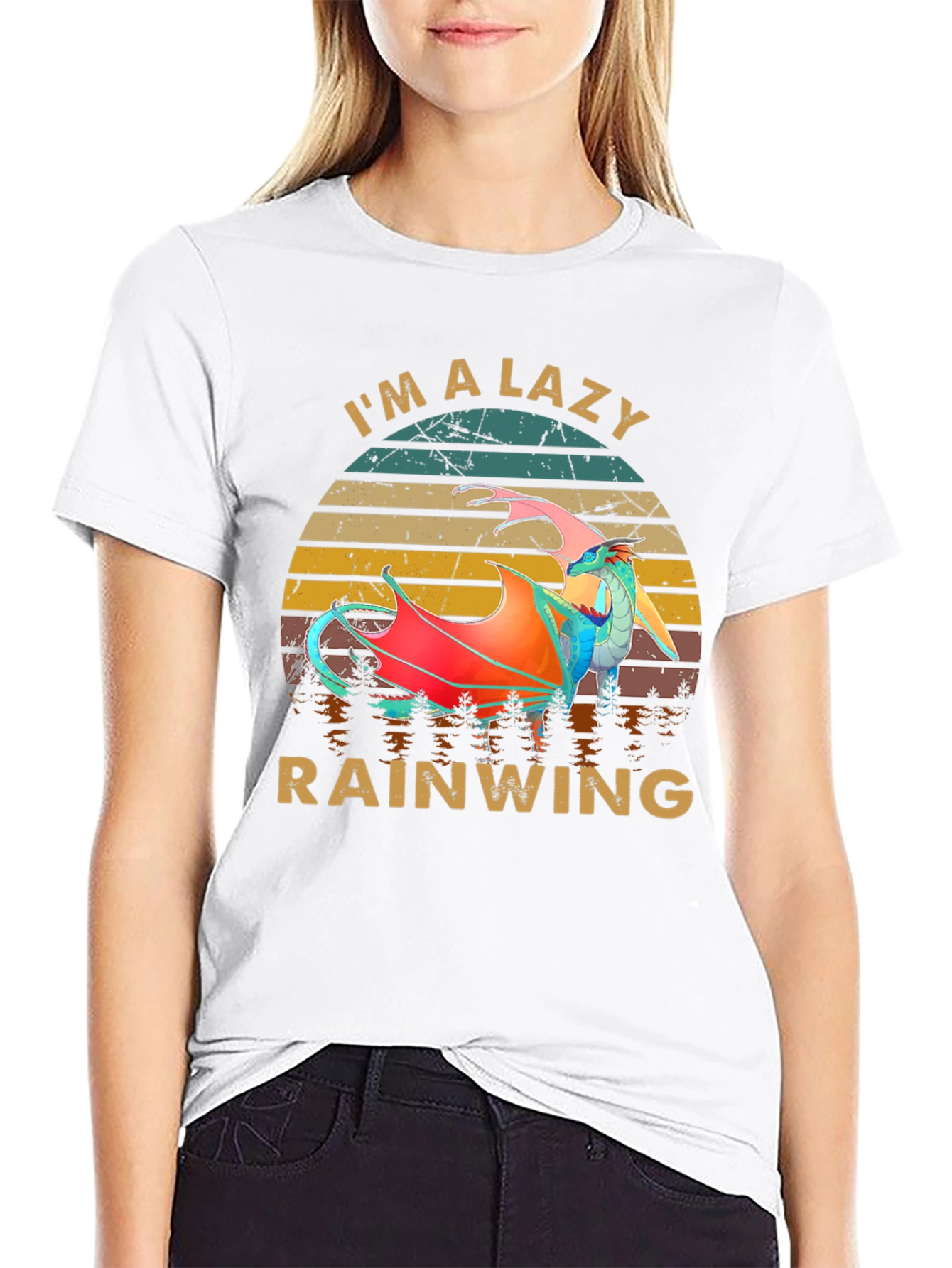 Im A Lazy Rainwing Graphic T-Shirt