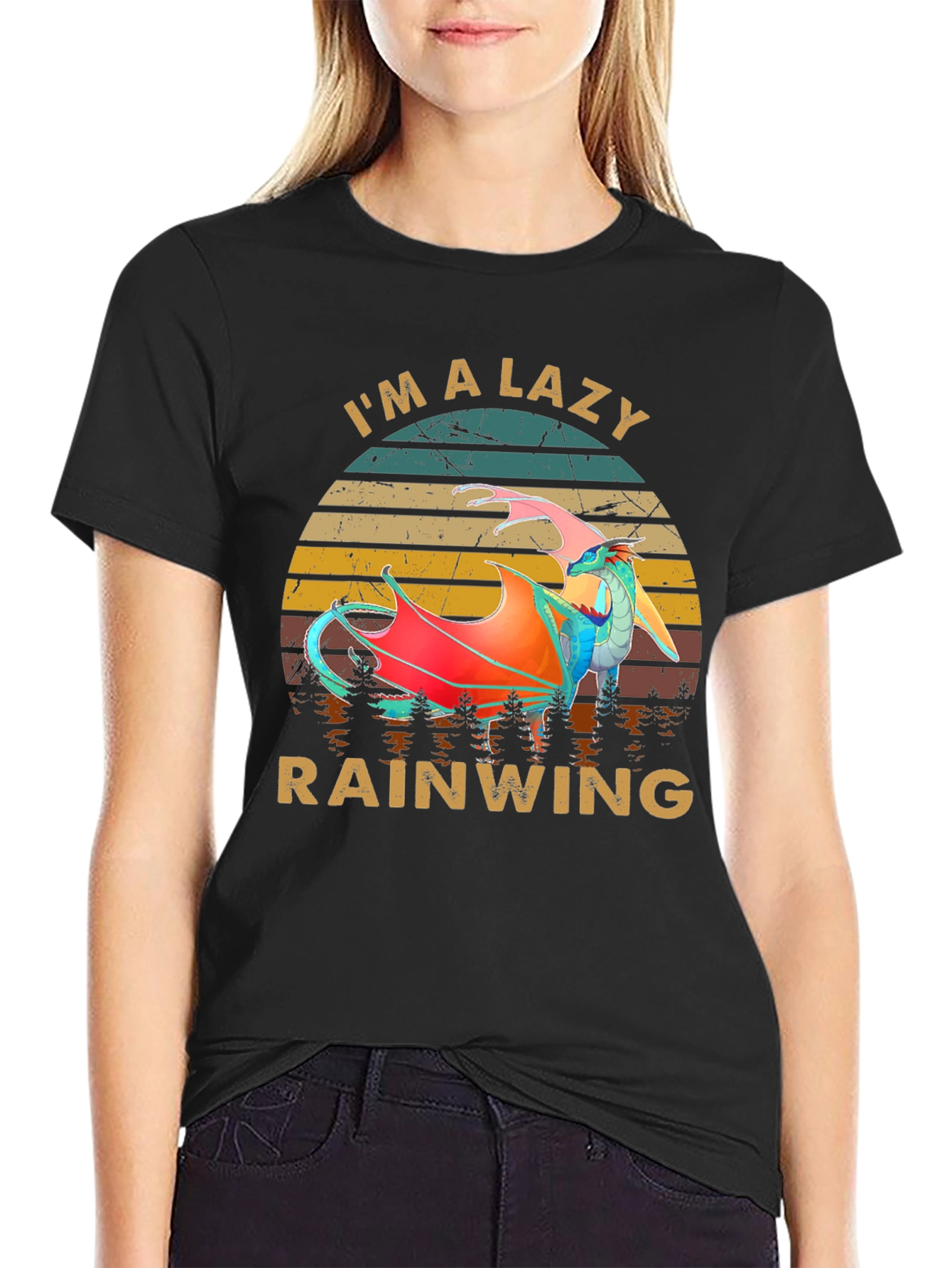 Im A Lazy Rainwing Graphic T-Shirt